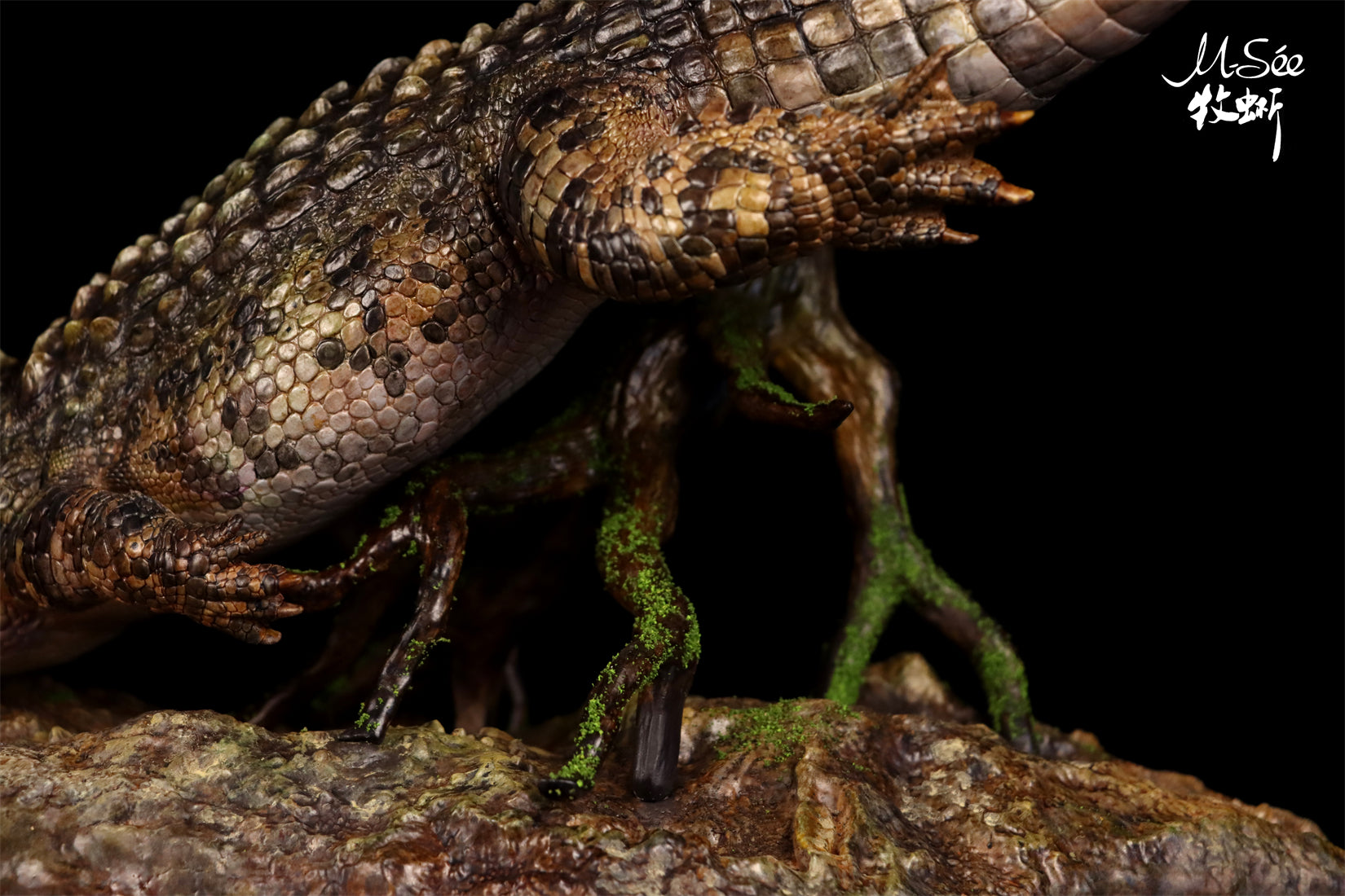 MuSee Studio Purussaurus Hunting Stupendemys Scene