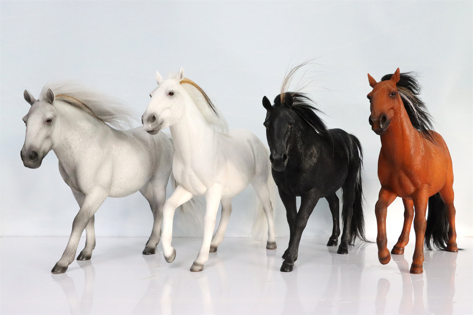 JXK 1/6 Mongolian Horse Model