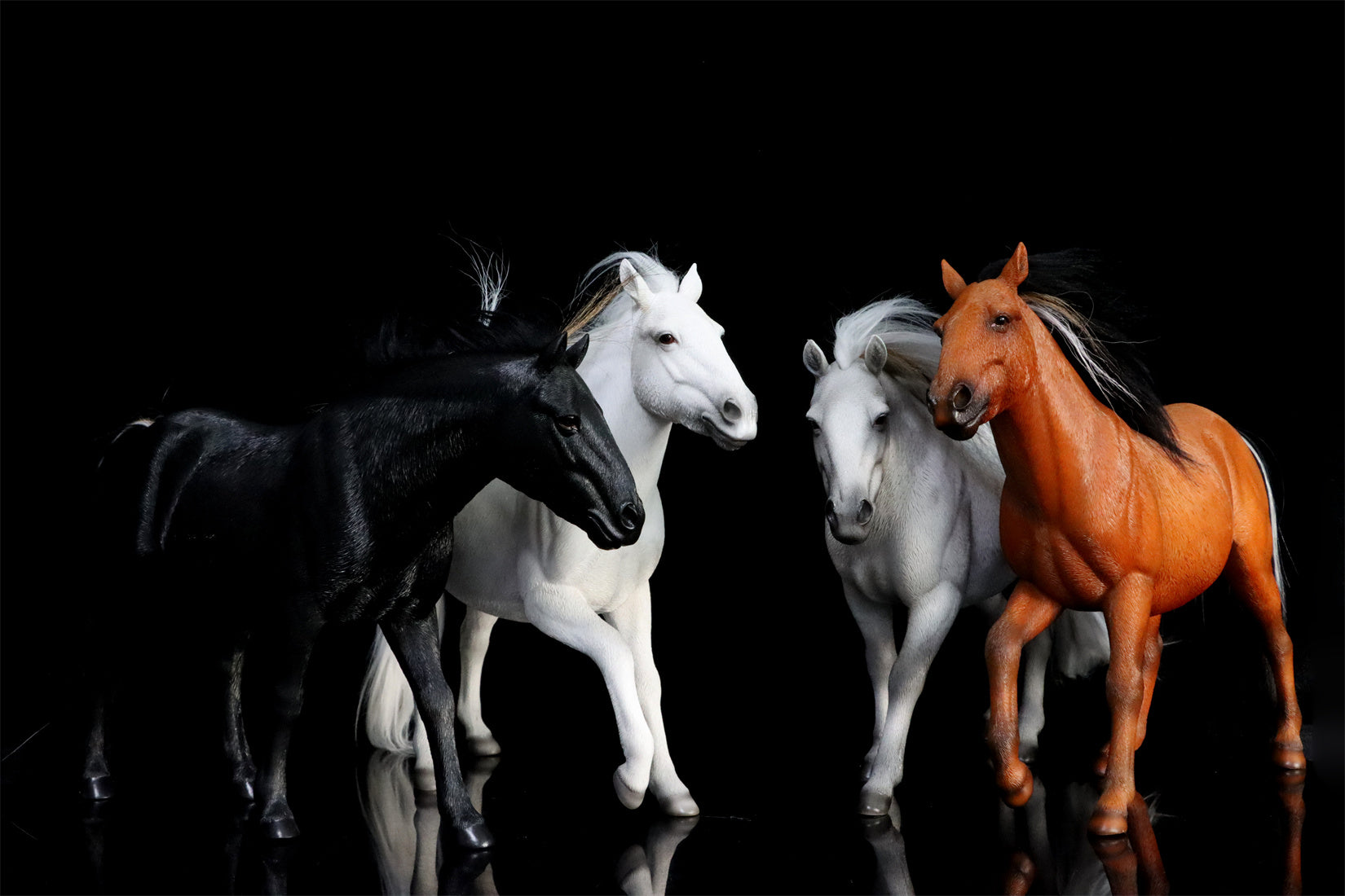 JXK 1/6 Mongolian Horse Model