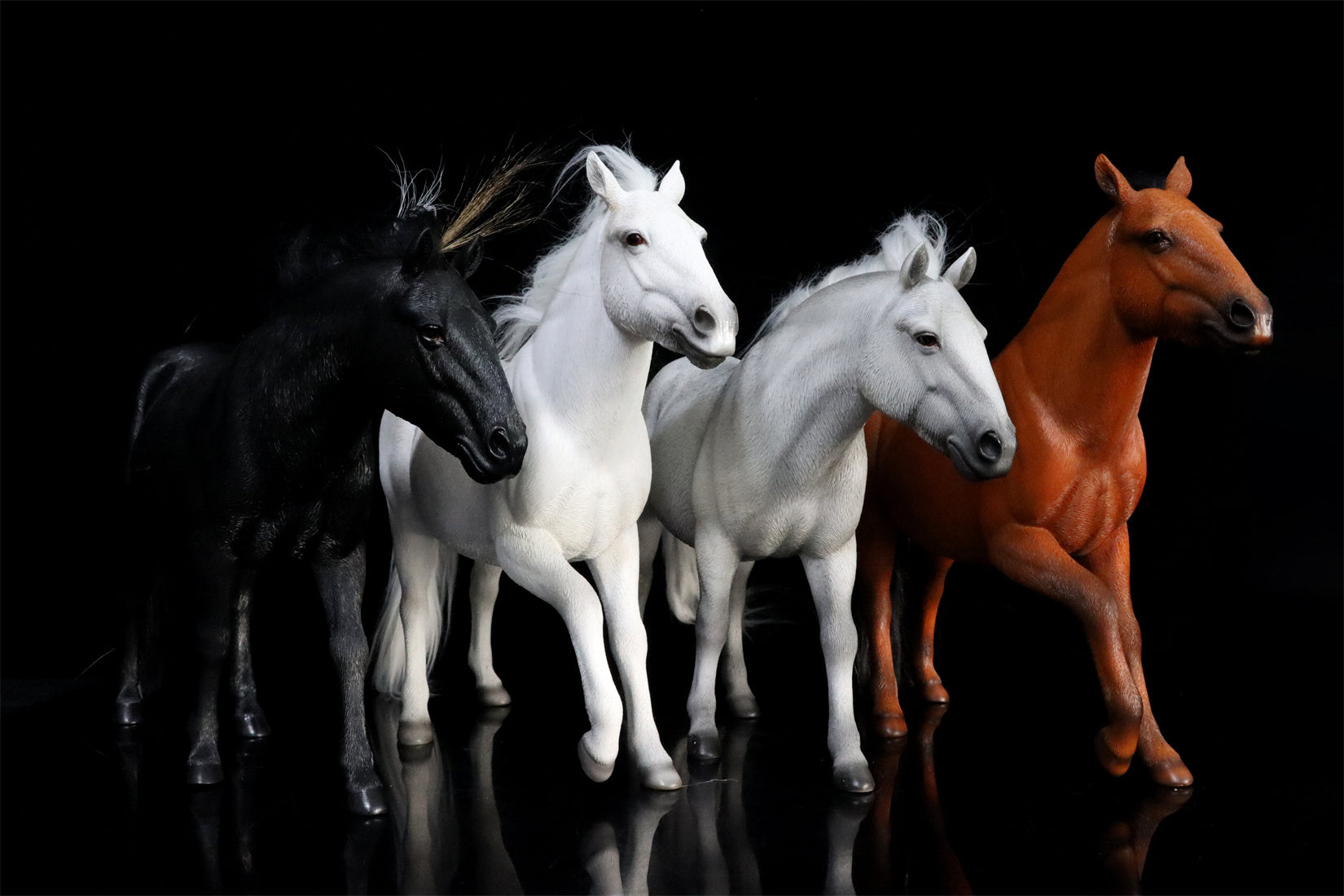 JXK 1/6 Mongolian Horse Model