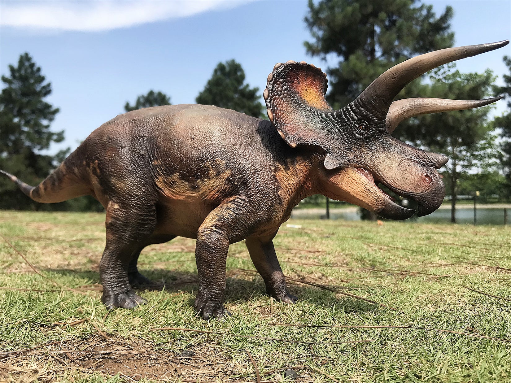De CLAY Studio Triceratops prorsus Scene Statue Kit