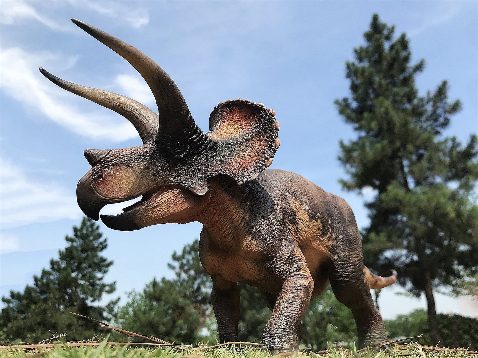 De CLAY Studio Triceratops prorsus Scene Statue Kit