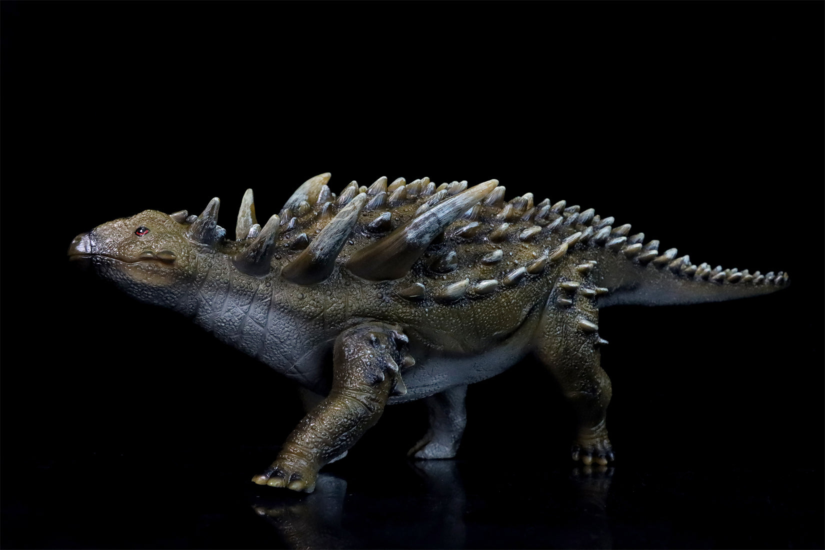 TNG Quetzalcoatlus Cryolophosaurus Saichania Sinosauropteryx Parasaurolophus Figure