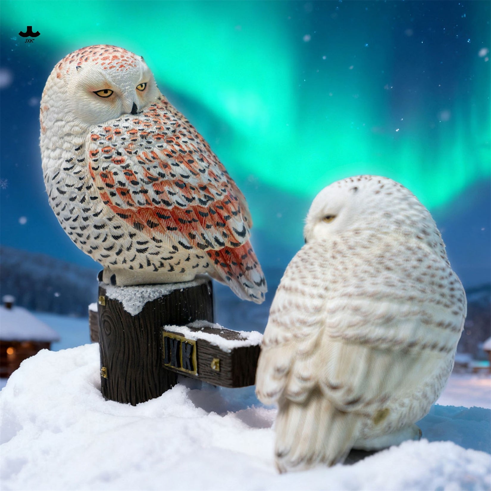 JXK 1:6 Scale Snowy Owl Model