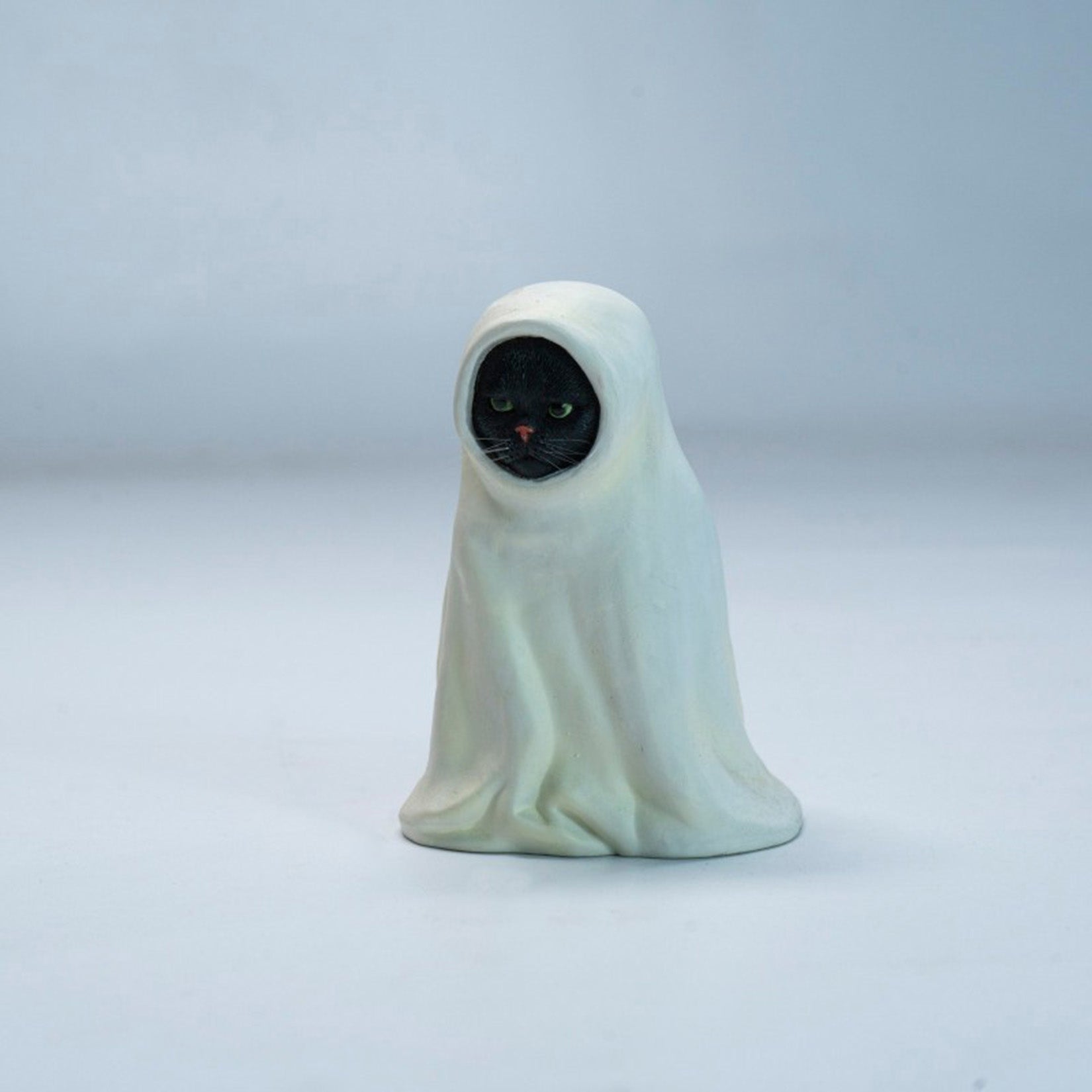 JXK Studio White Robe Spirit Cat Model
