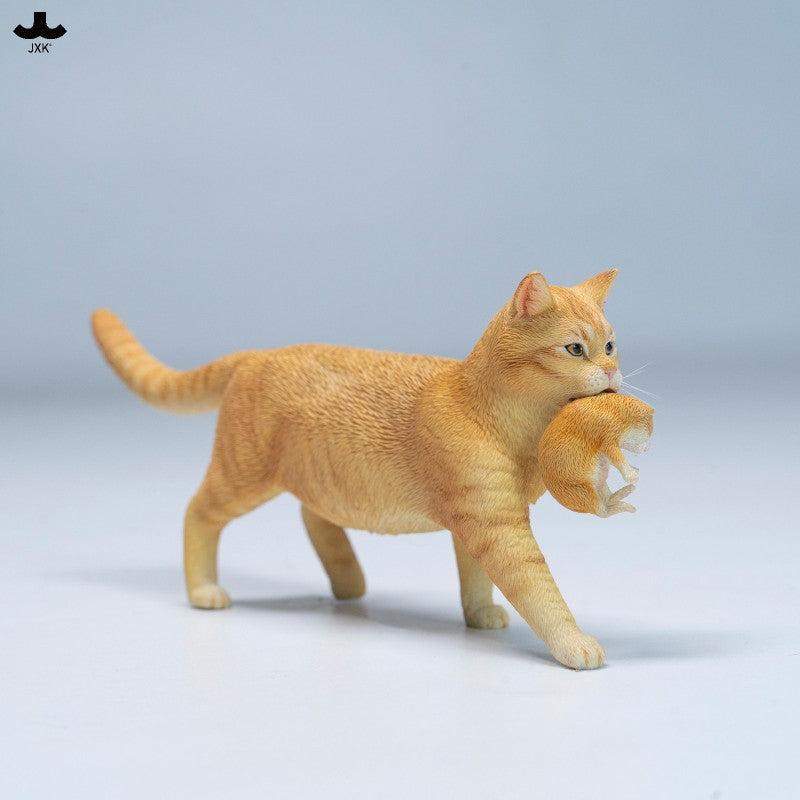 JXK Domestic Cat with Kittens Model