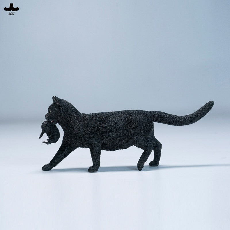 JXK Domestic Cat with Kittens Model