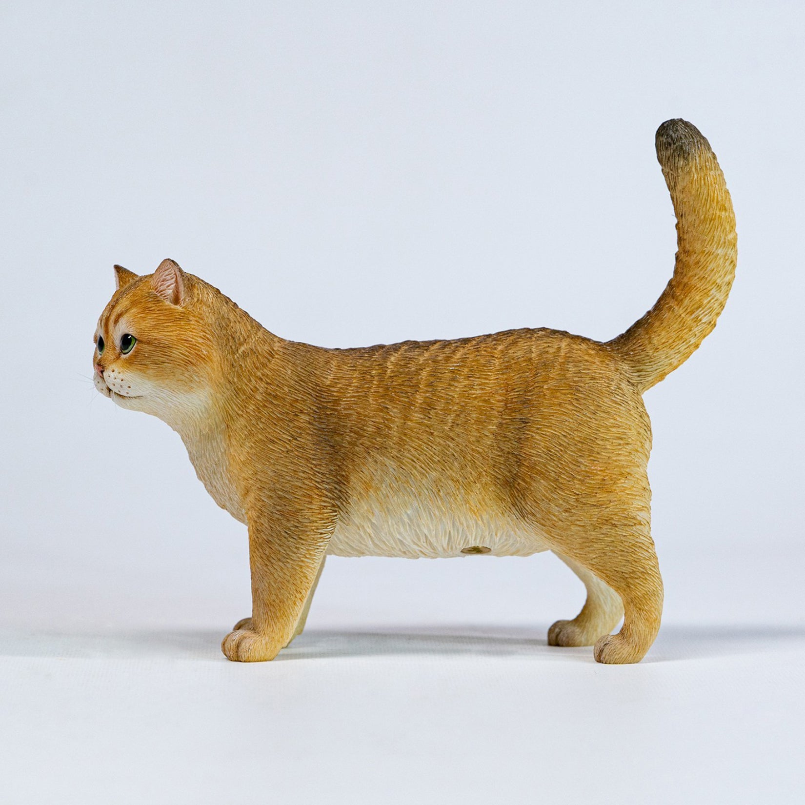 JXK Studio Gold & Silver Shaded Cat Model