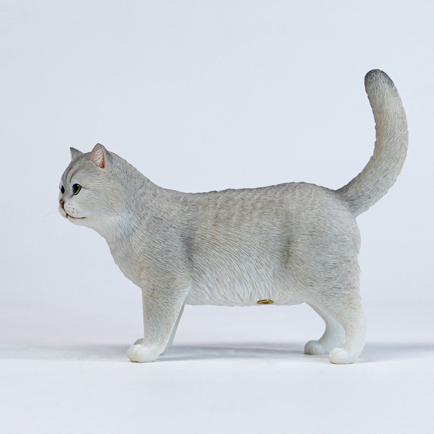 JXK Studio Gold & Silver Shaded Cat Model