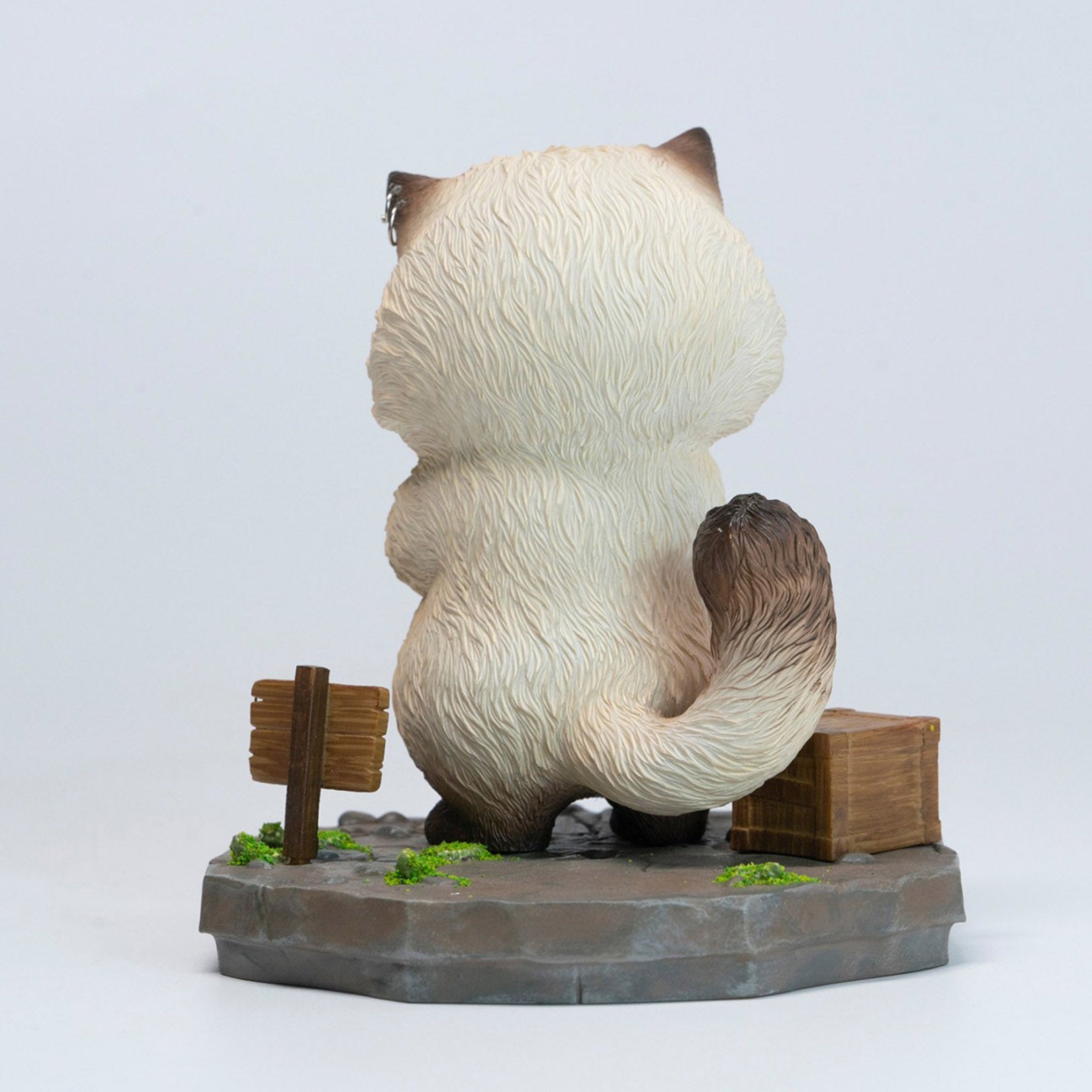 JXK Studio Bengbeng Baba Cat Figurine Ornament