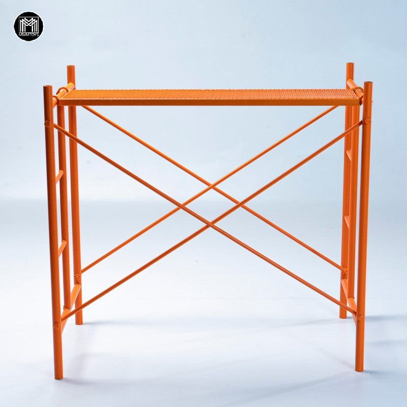 MMMTOYS Orange Scaffolding Scene Decoration