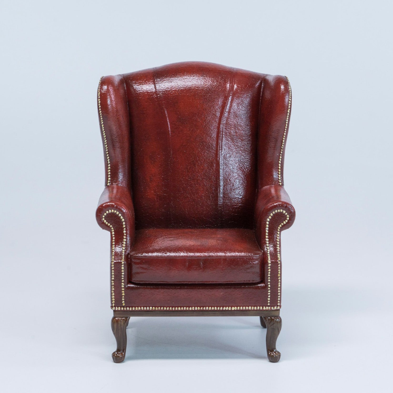 MMMTOYS Studio 1:12 Scale British Vintage Red Sofa Figurine