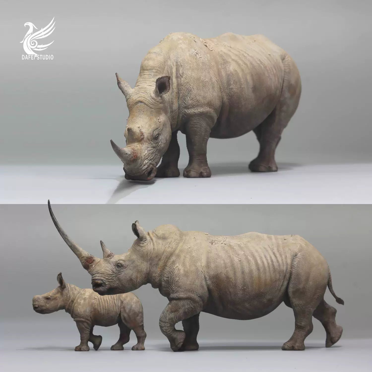 DAFEI White rhinoceros Model