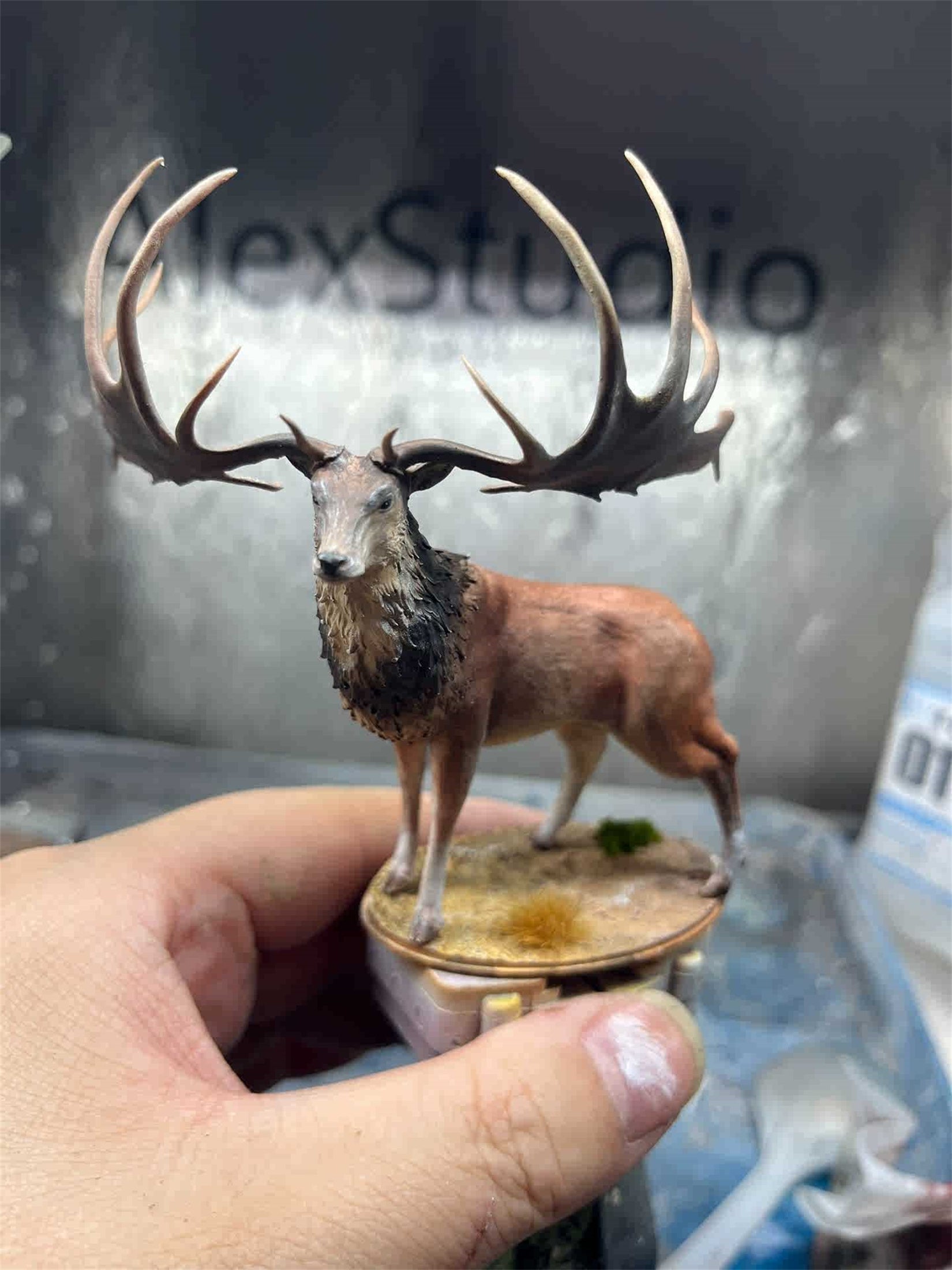 Alex Studio Megaloceros giganteus Model