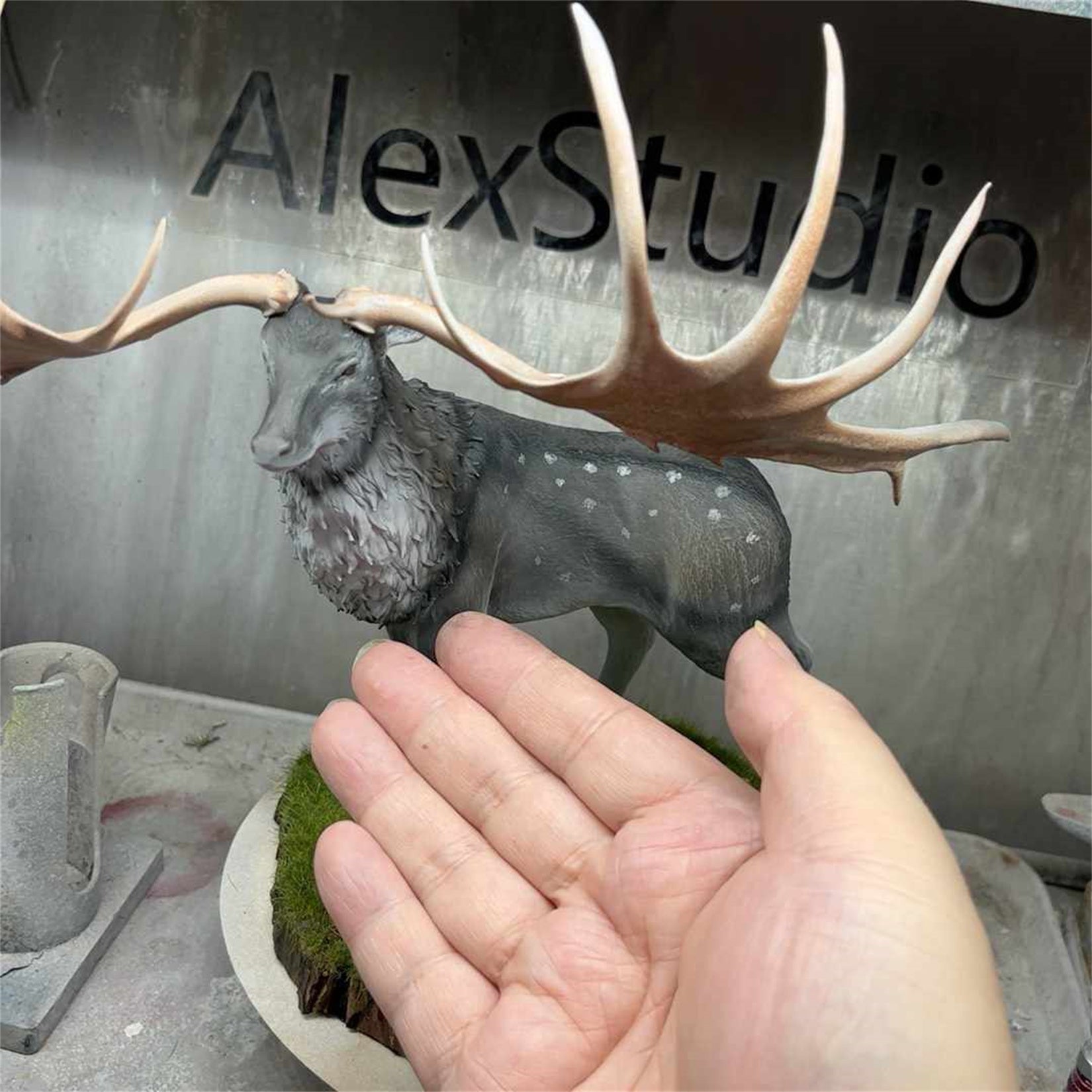 Alex Studio Megaloceros giganteus Model