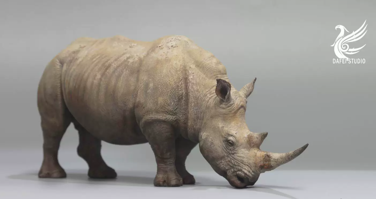 DAFEI White rhinoceros Model