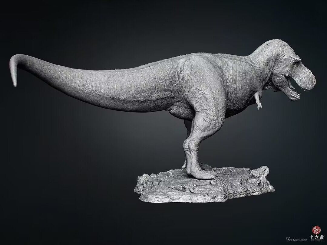 SHOWANNA 1:18 Scale Tyrannosaurus Rex VS Ankylosaurus SCENE STATUE