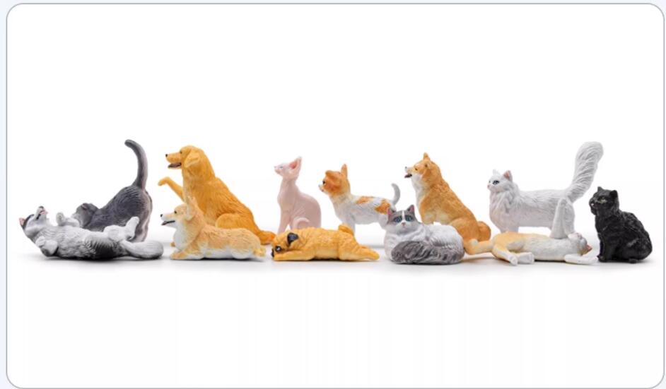 RECUR Wildlife Mini Animals Set Model