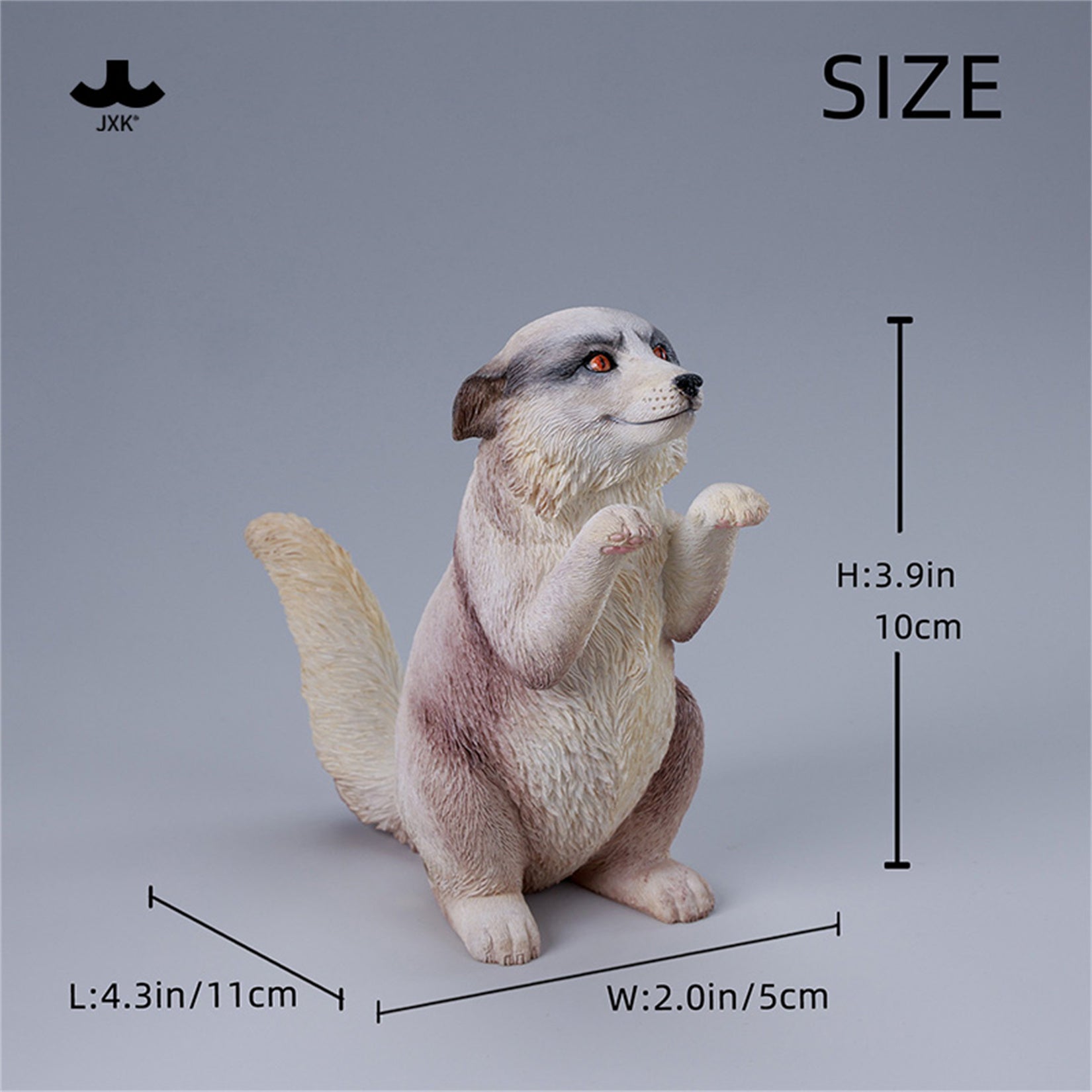 JXK Fluffy Fox Collectible Figurine