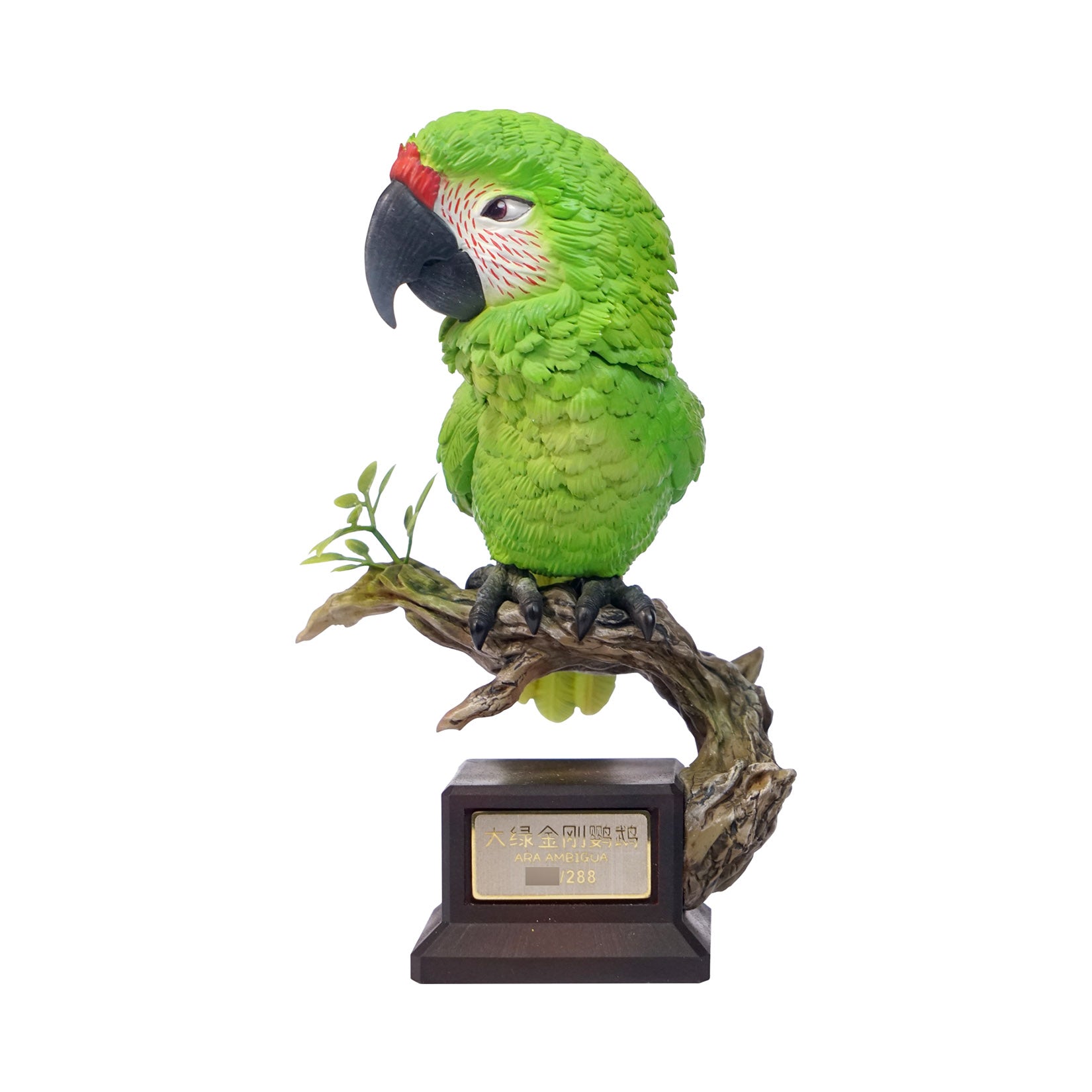 Great Green Macaw & Hyacinth Macaw Parrot Model