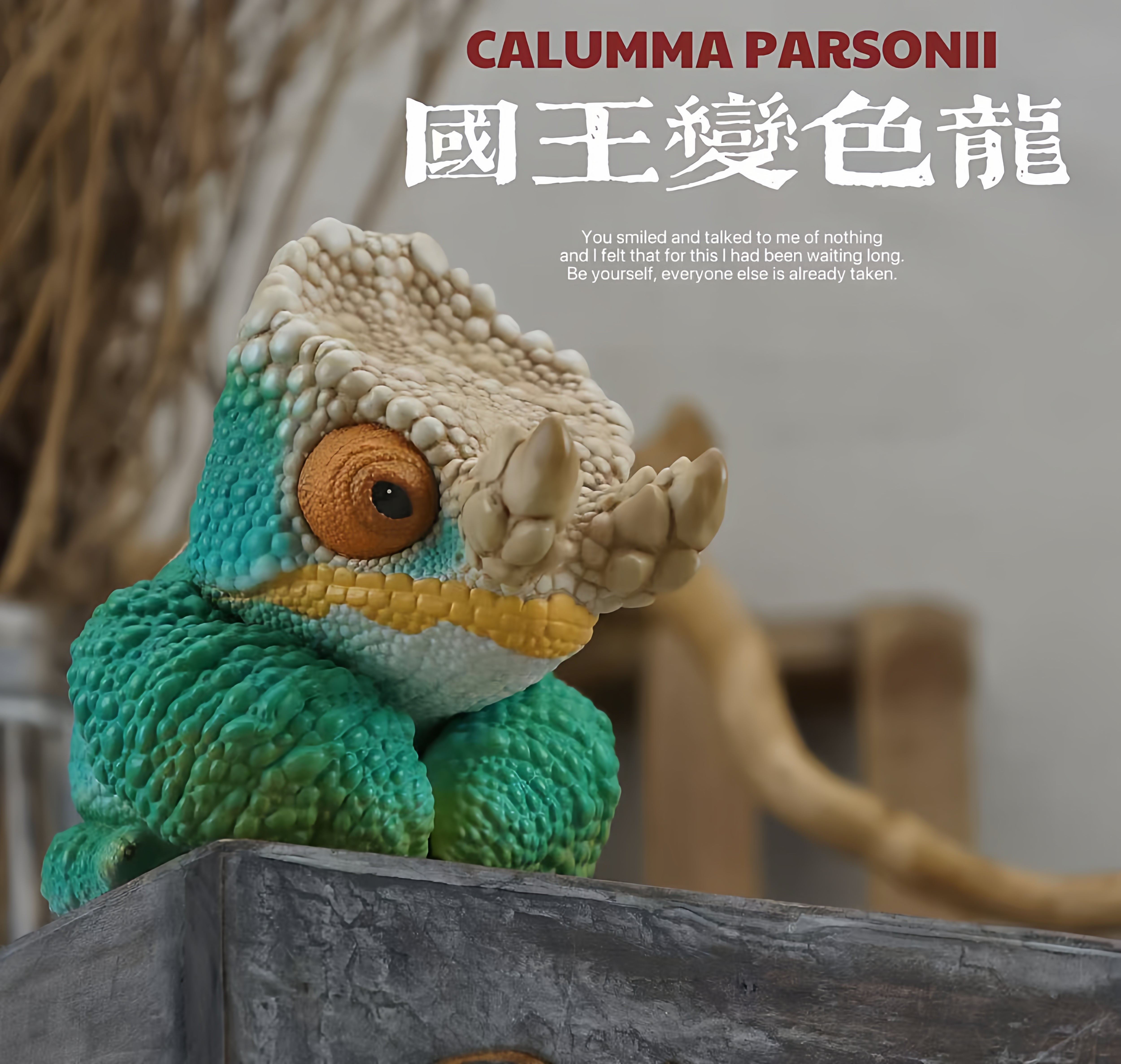 Chamaeleonidae Model Reptile Pet Animal Figure