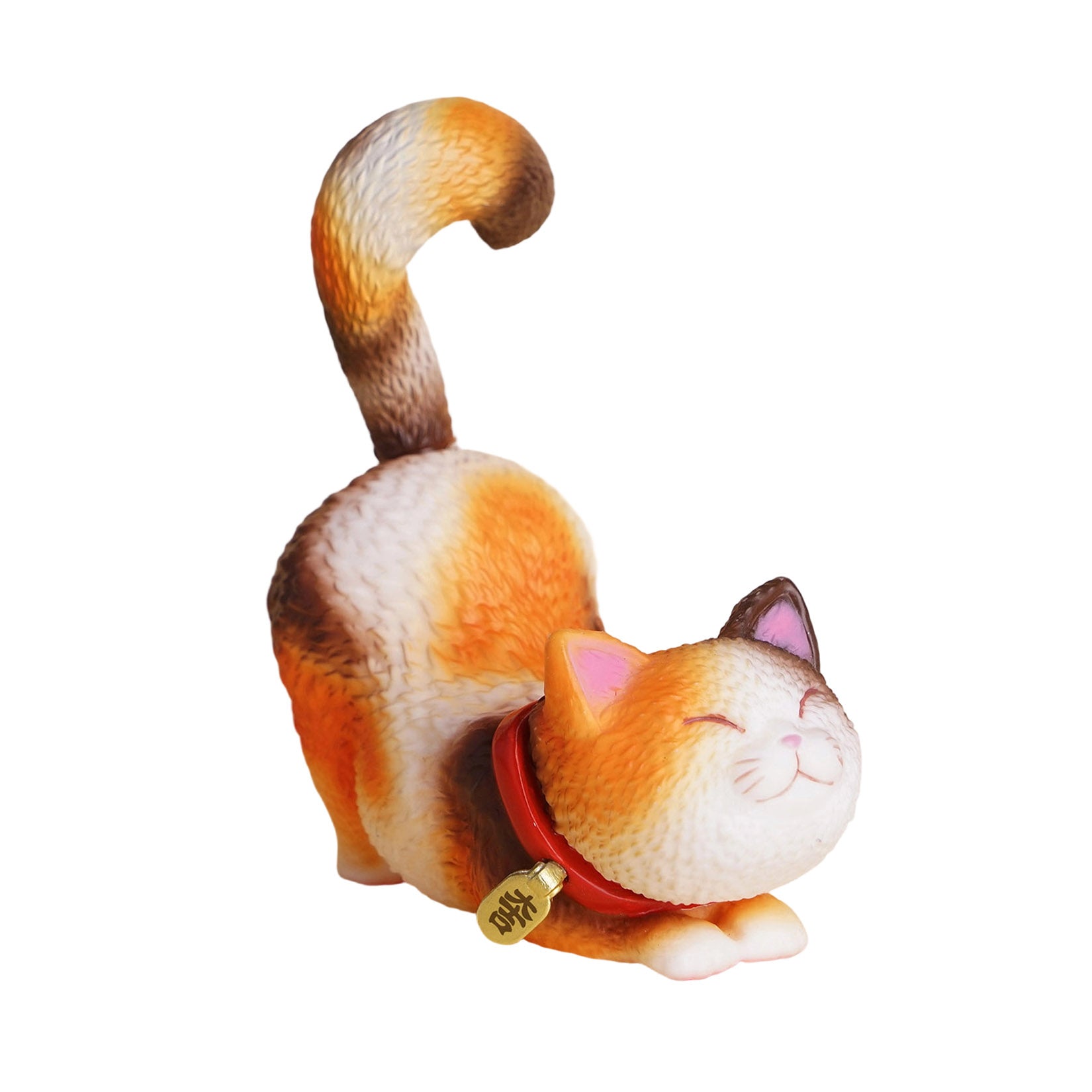 Flop-over Cat Model Resin Animal Figure