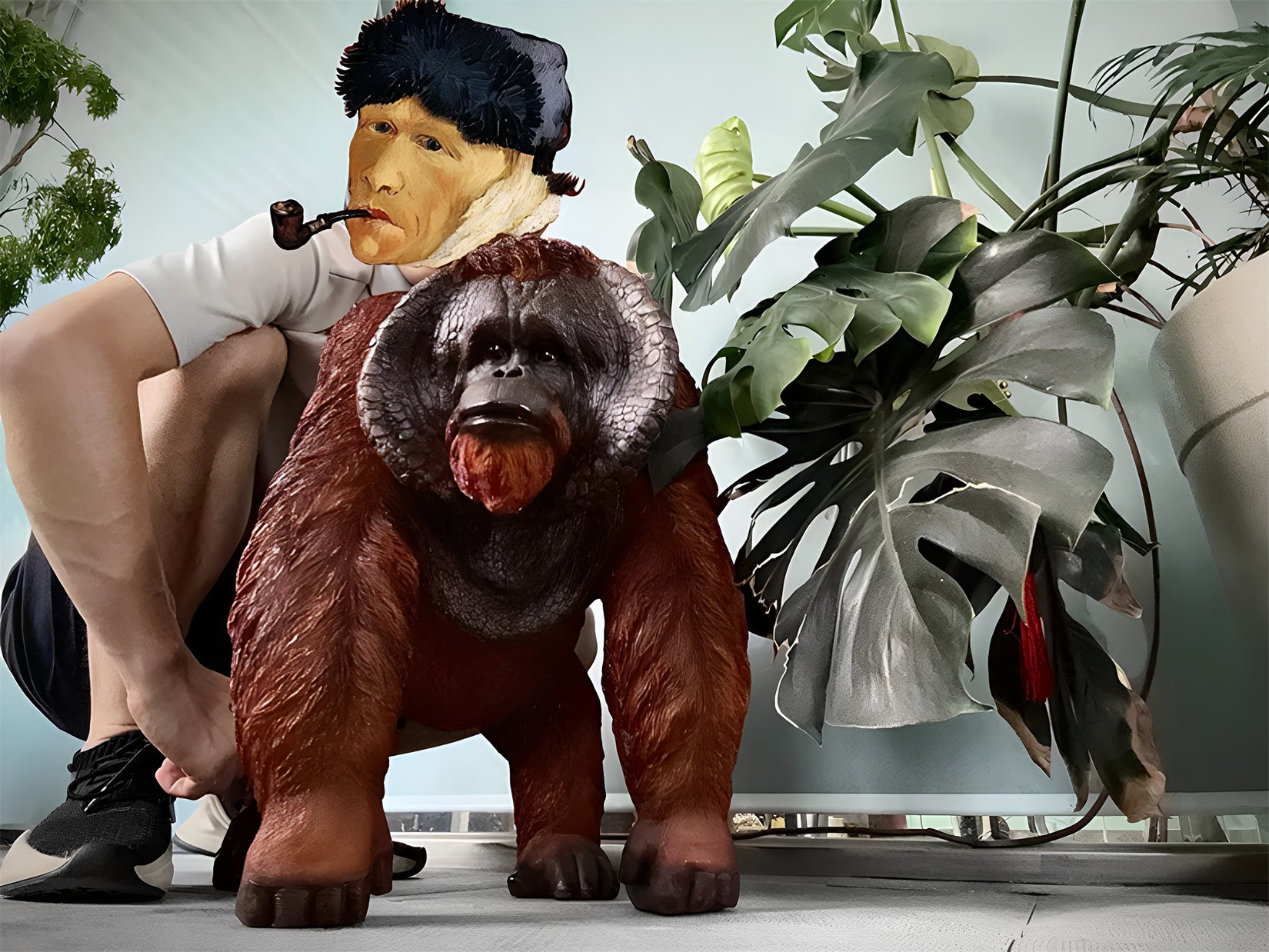 BOWUZHI Studio Sumatra-Orang-Utan-Modell im Maßstab 1:6