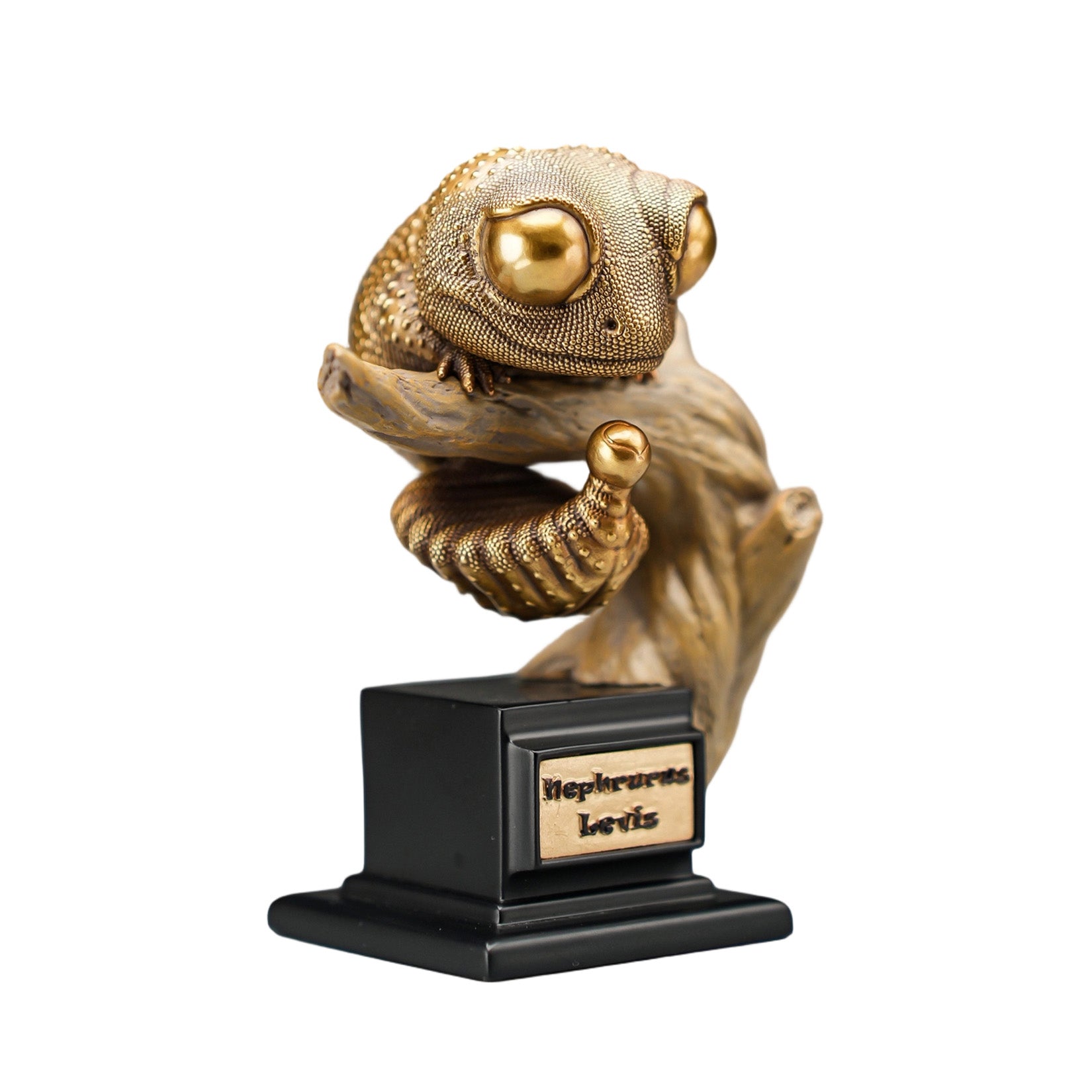 BOWUZHI Studio Bronze Gecko Figurines