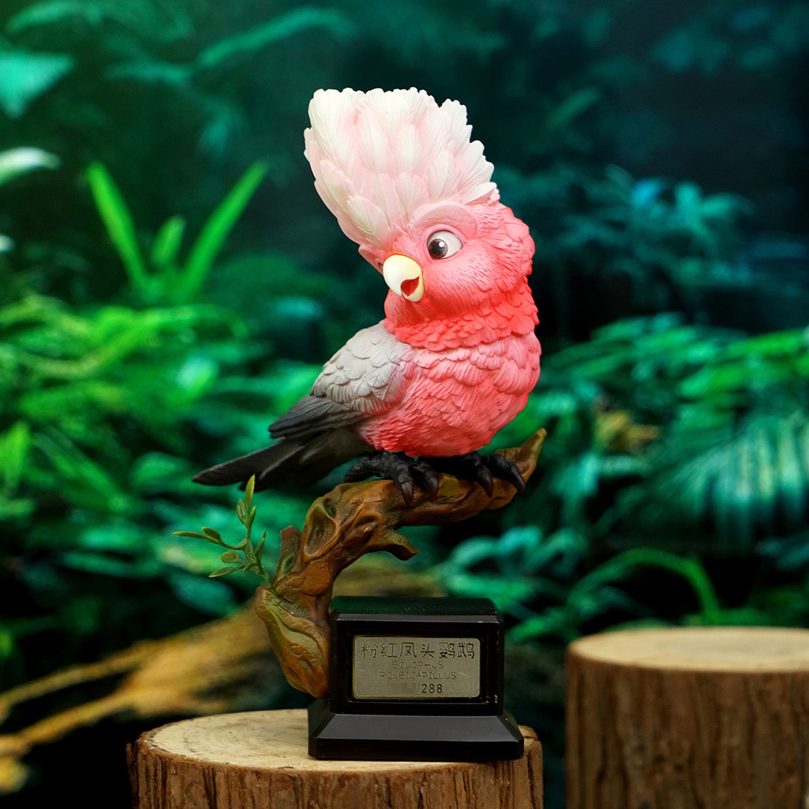 Psittacus Erithacus & Eolophus Roseicapilla Parrot Model