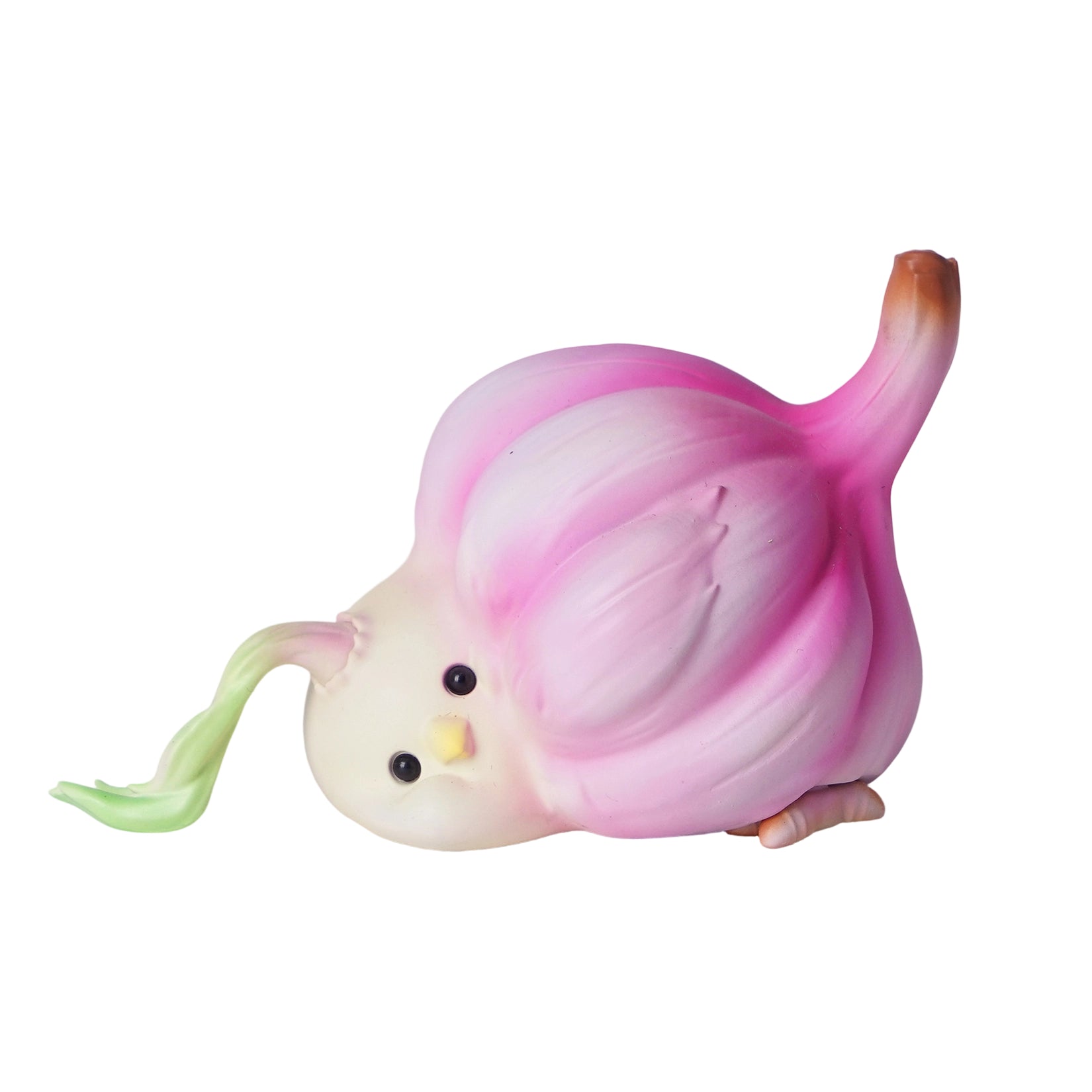 Lying Garlic Bird Model Animal Figure