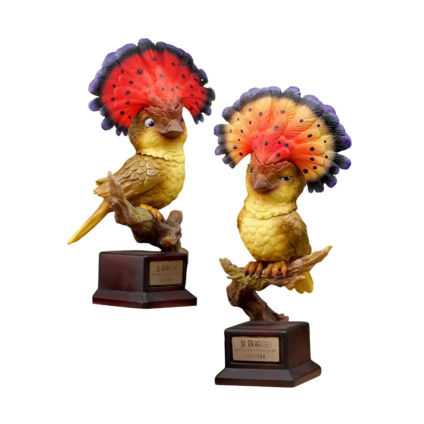 Onychorhynchus Coronatus Model Resin Bird Figure