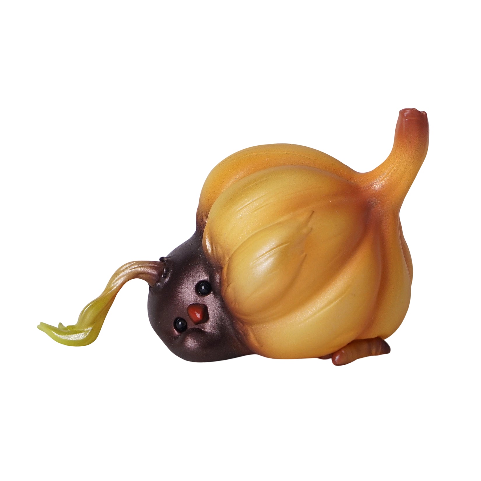 Lying Garlic Bird Model Animal Figure