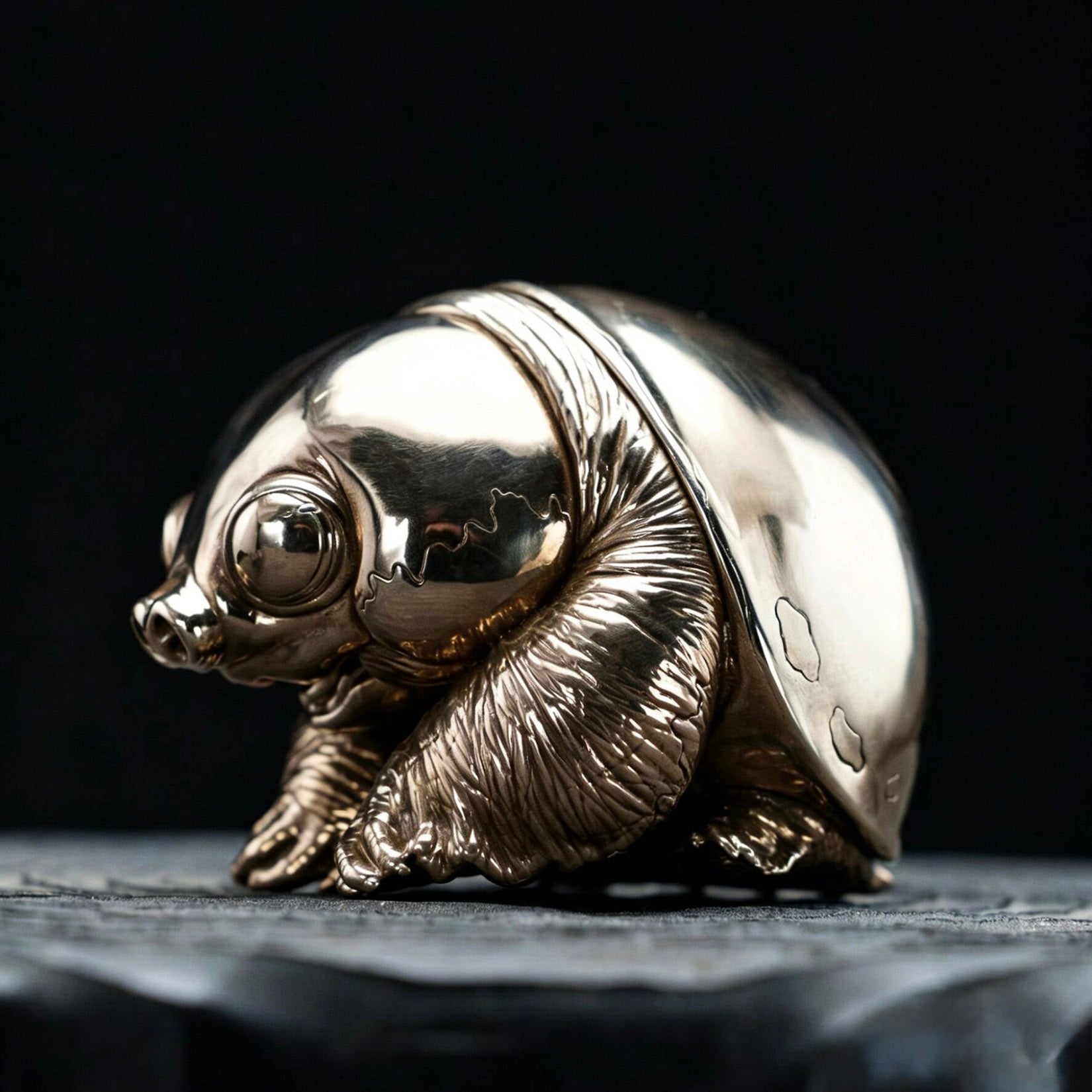 BOWUZHI Studio Bronze Turtle Series Model