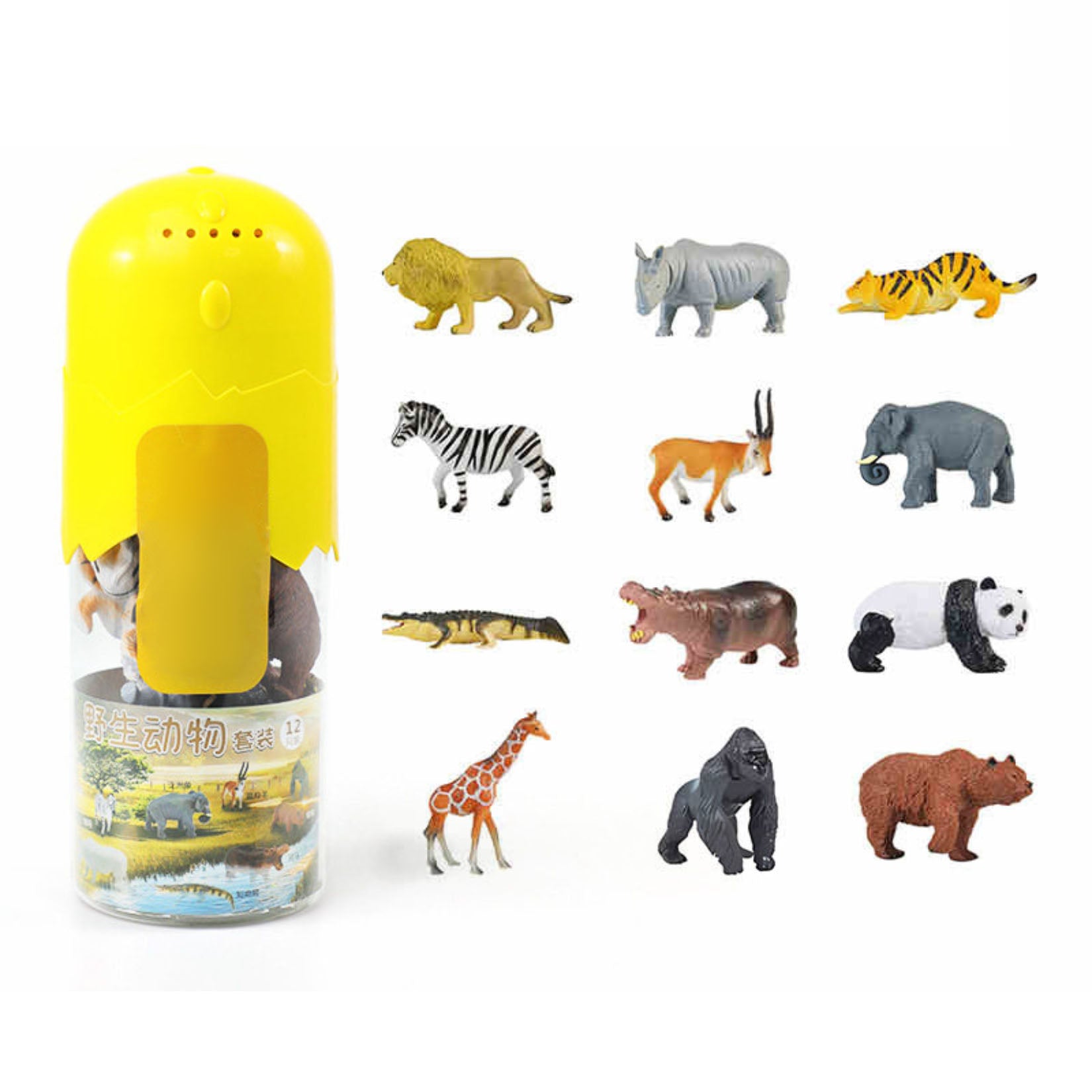RECUR Wildlife Mini Animals Set Model