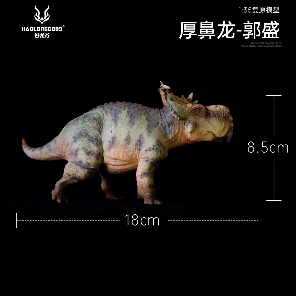 HAOLONGGOOD 1:35 Scale Pachyrhinosaurus Model