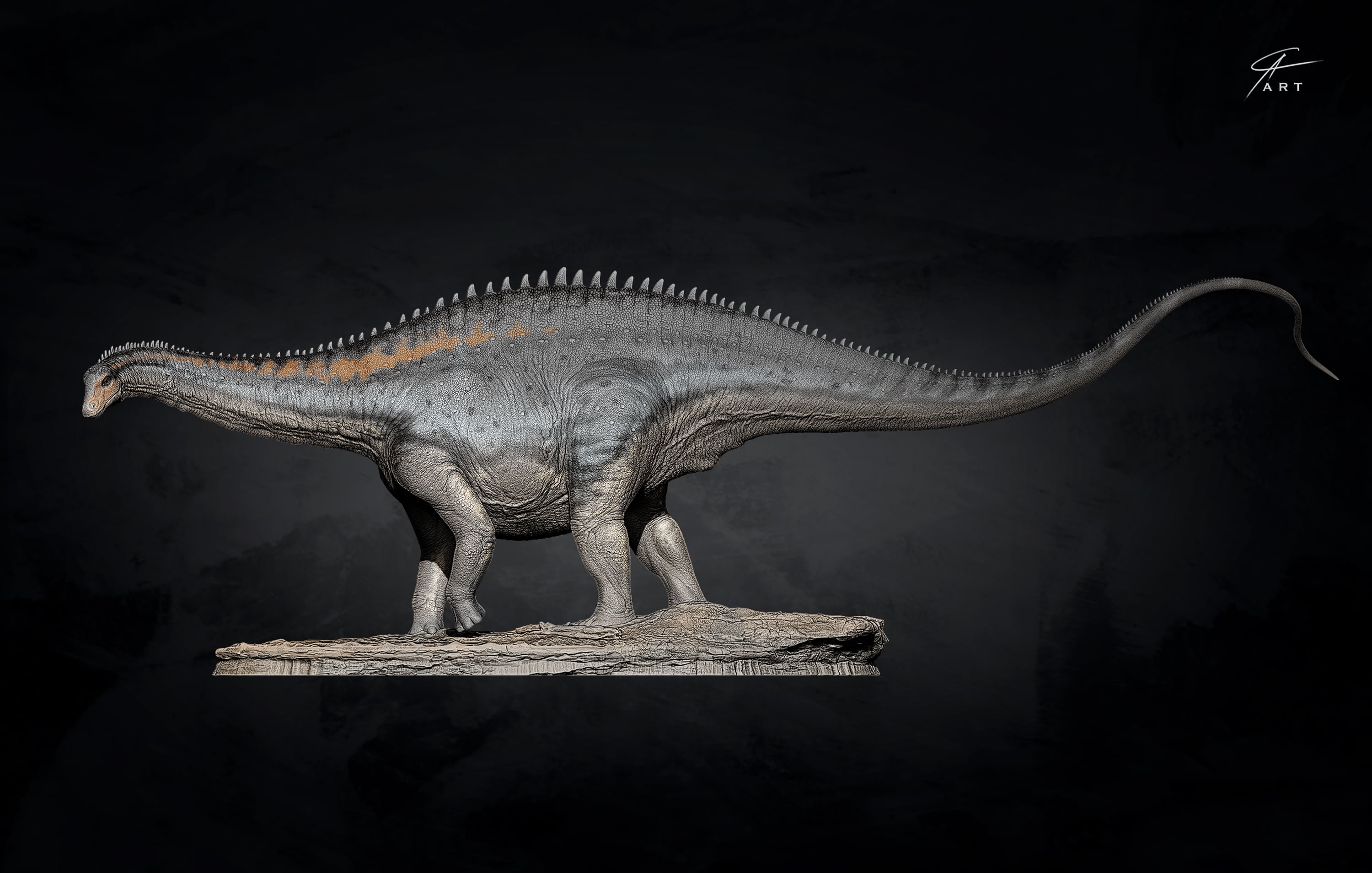 Anningpale 1:35 Scale Maraapunisaurus Model