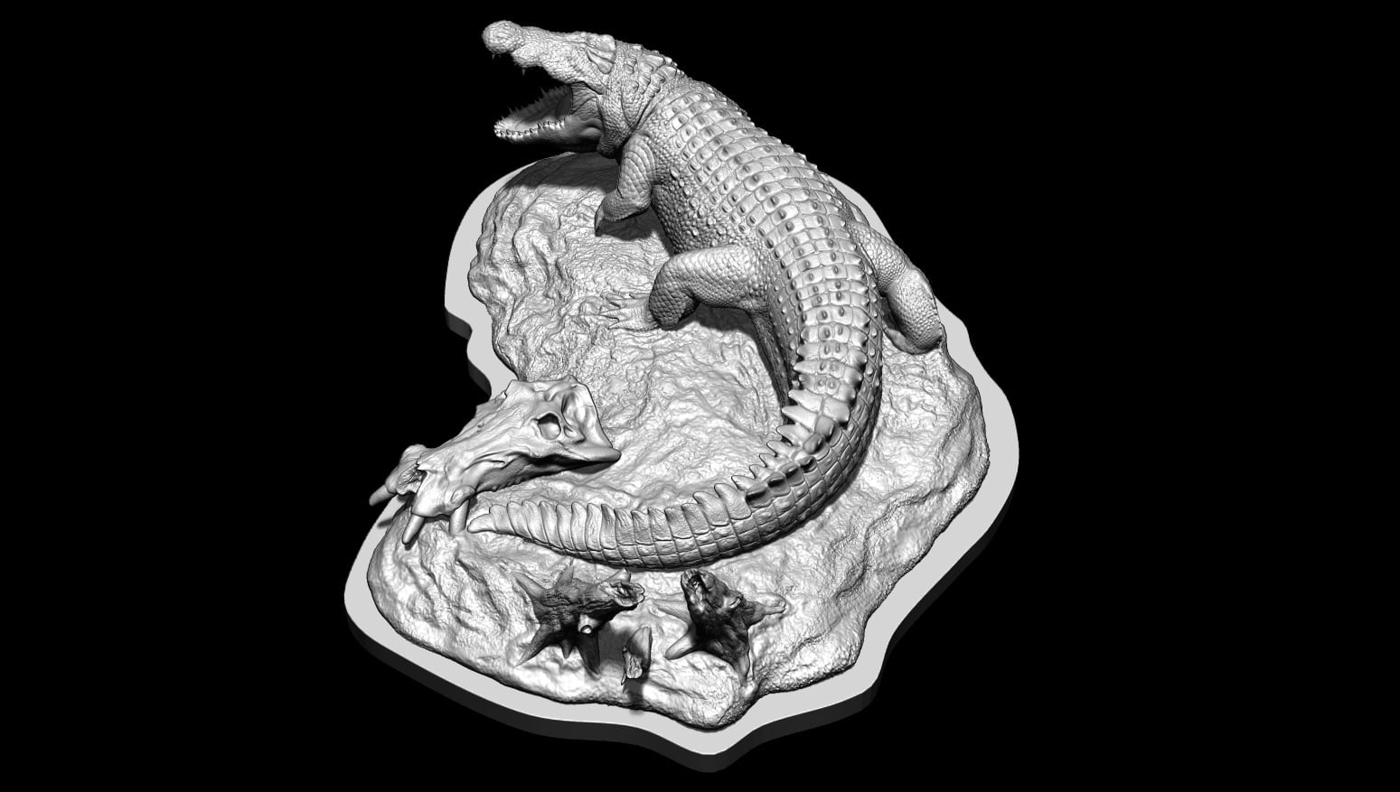 The Crocs Man Studio Nile Crocodile Gustave Model