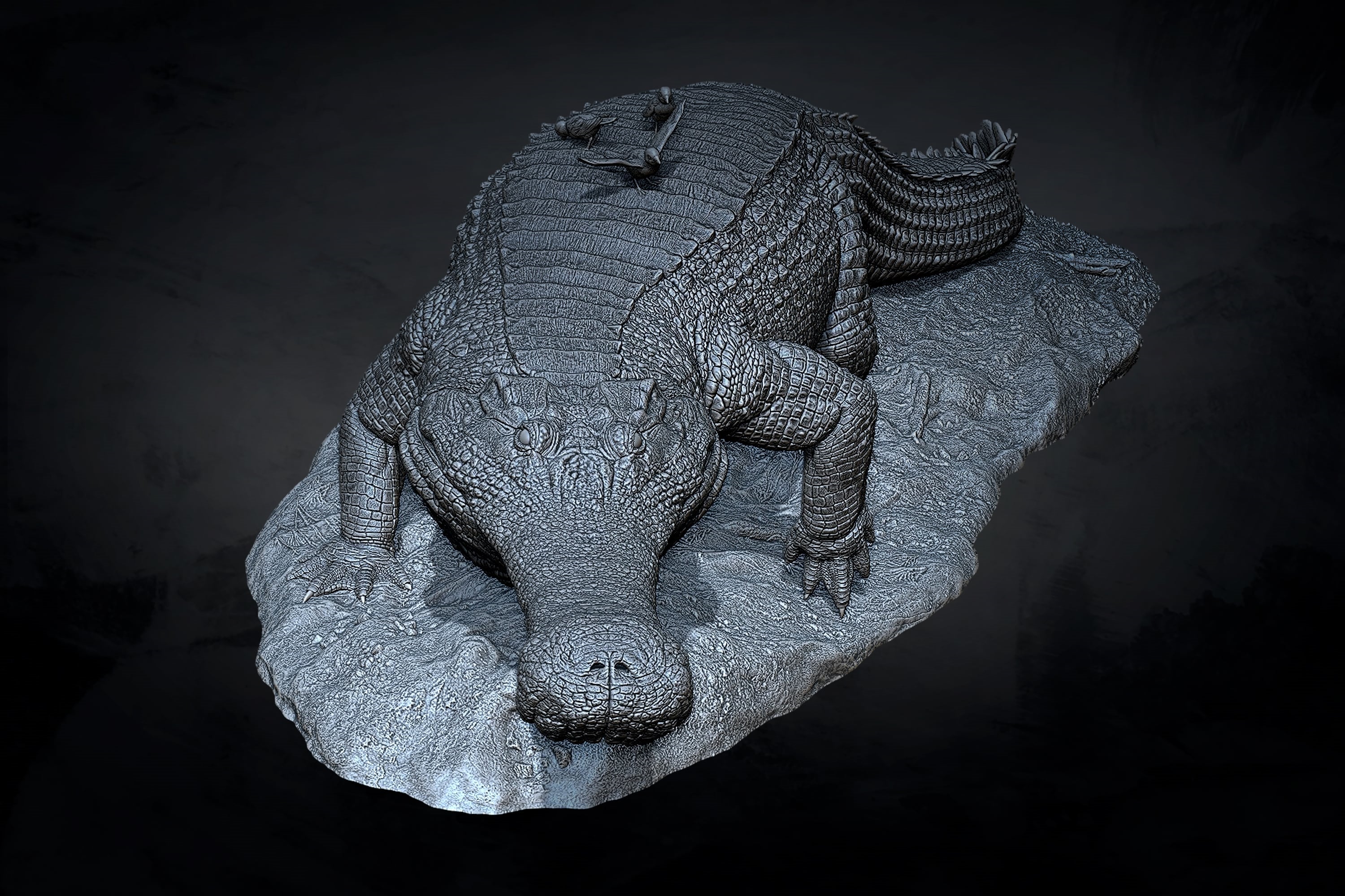 Anningpale 1:18 Scale Sarcosuchus imperator Model