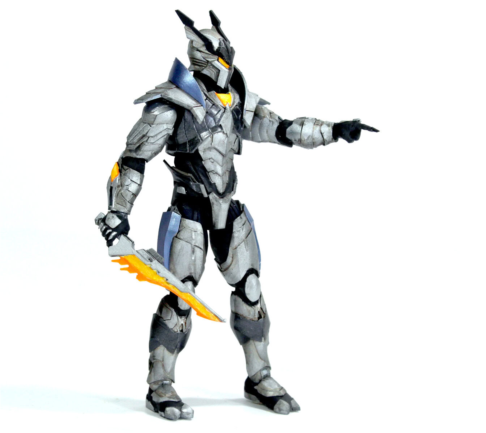 Beasts of the Mesozoic Argenteus- Allosaurus pilot- Cyberzoic 1/18th scale action figure