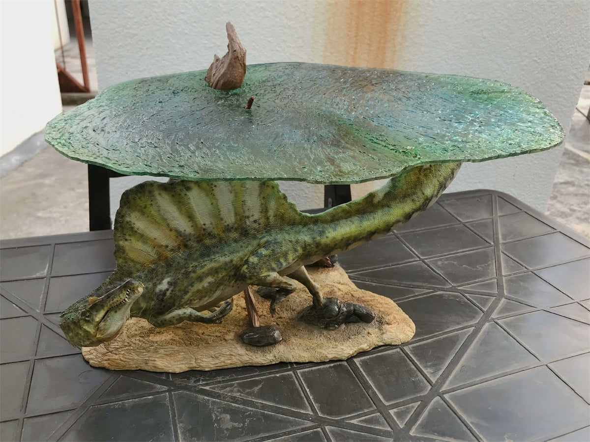 1/20 Spinosaurus Pterosaur Water Scene Statue Painted Version