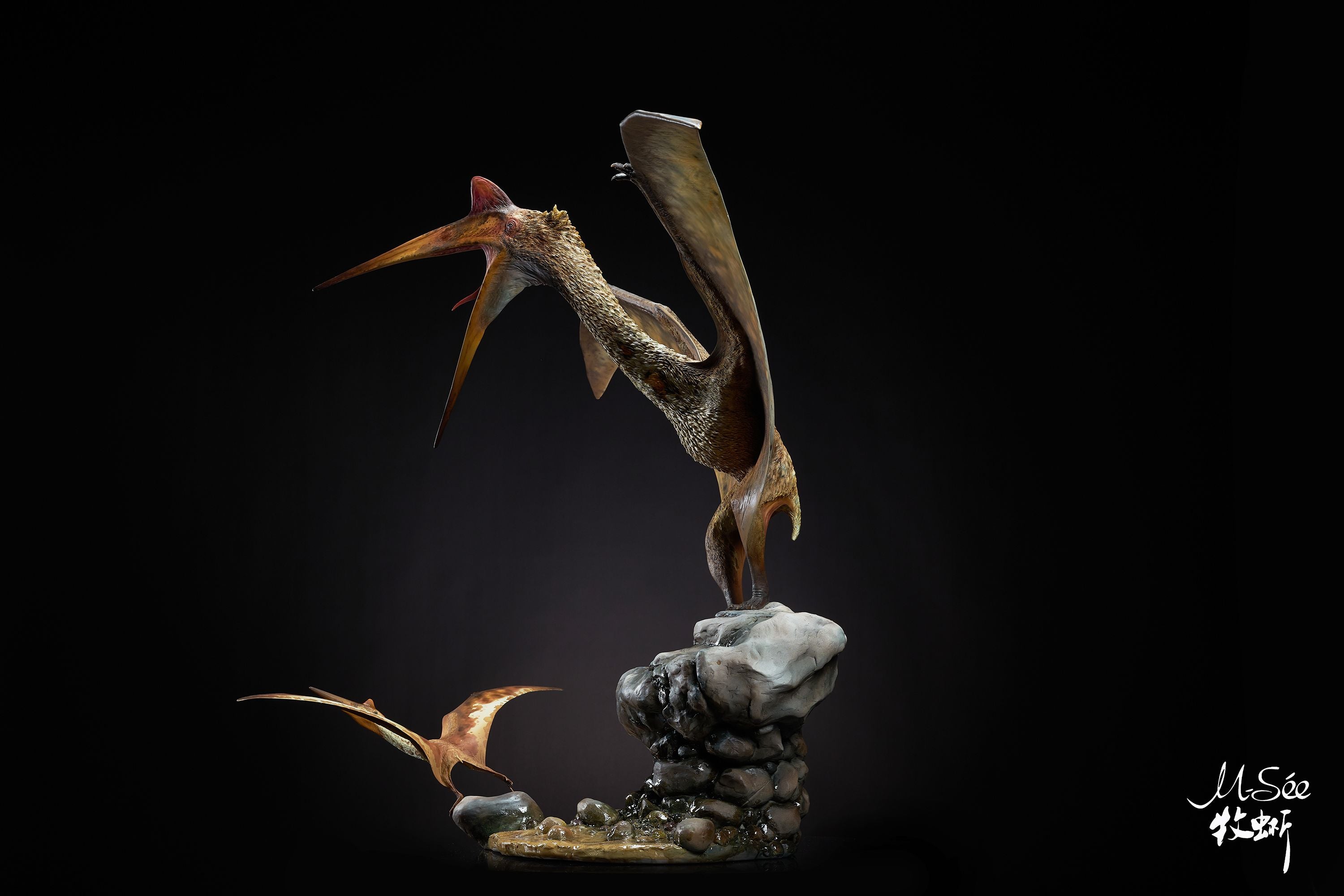 MuSee Studio 1/10 Scale Quetzalcoatlus Scene Statue