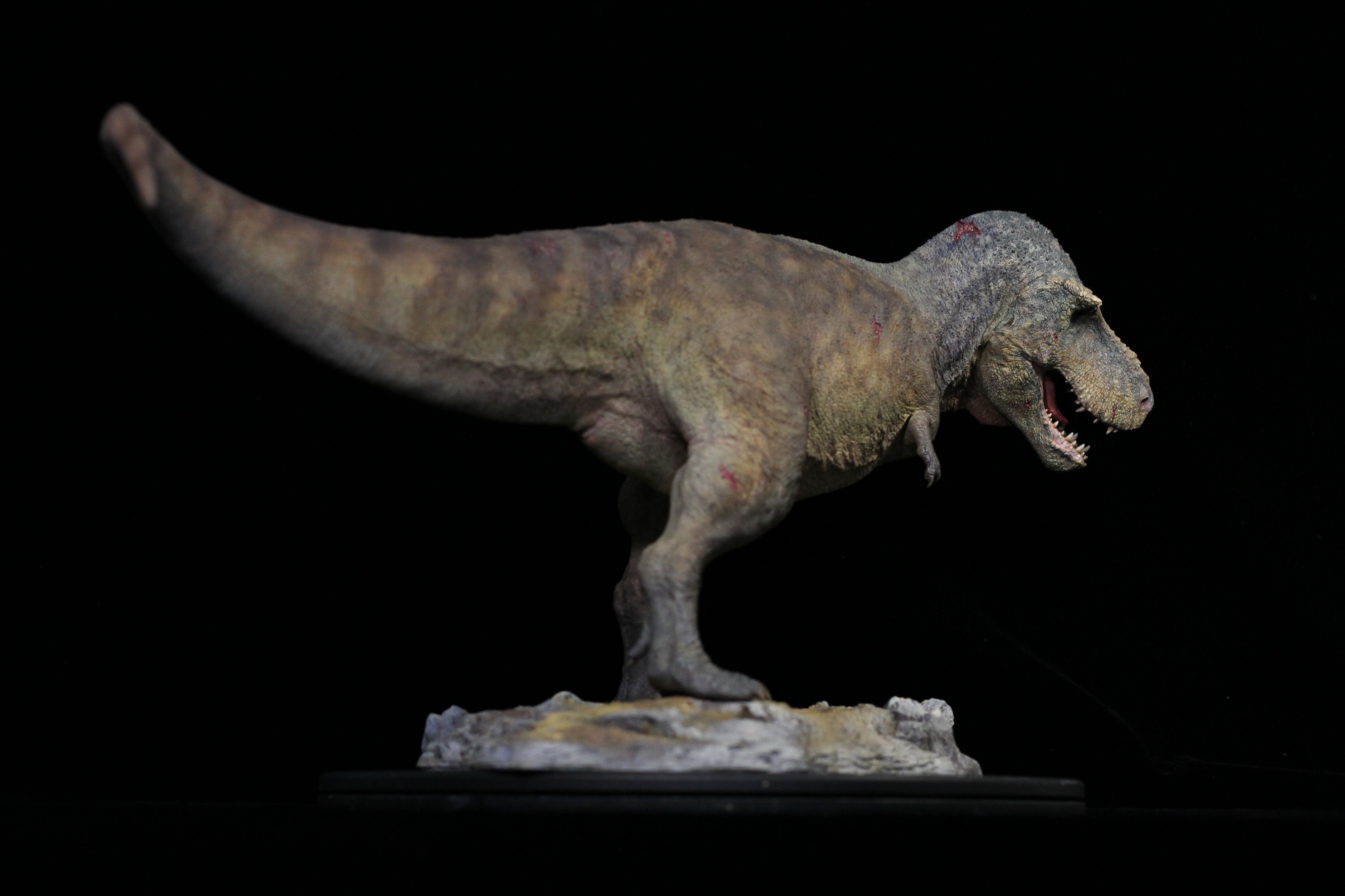 SHOWANNA 1:18 Scale Tyrannosaurus Rex VS Ankylosaurus SCENE STATUE