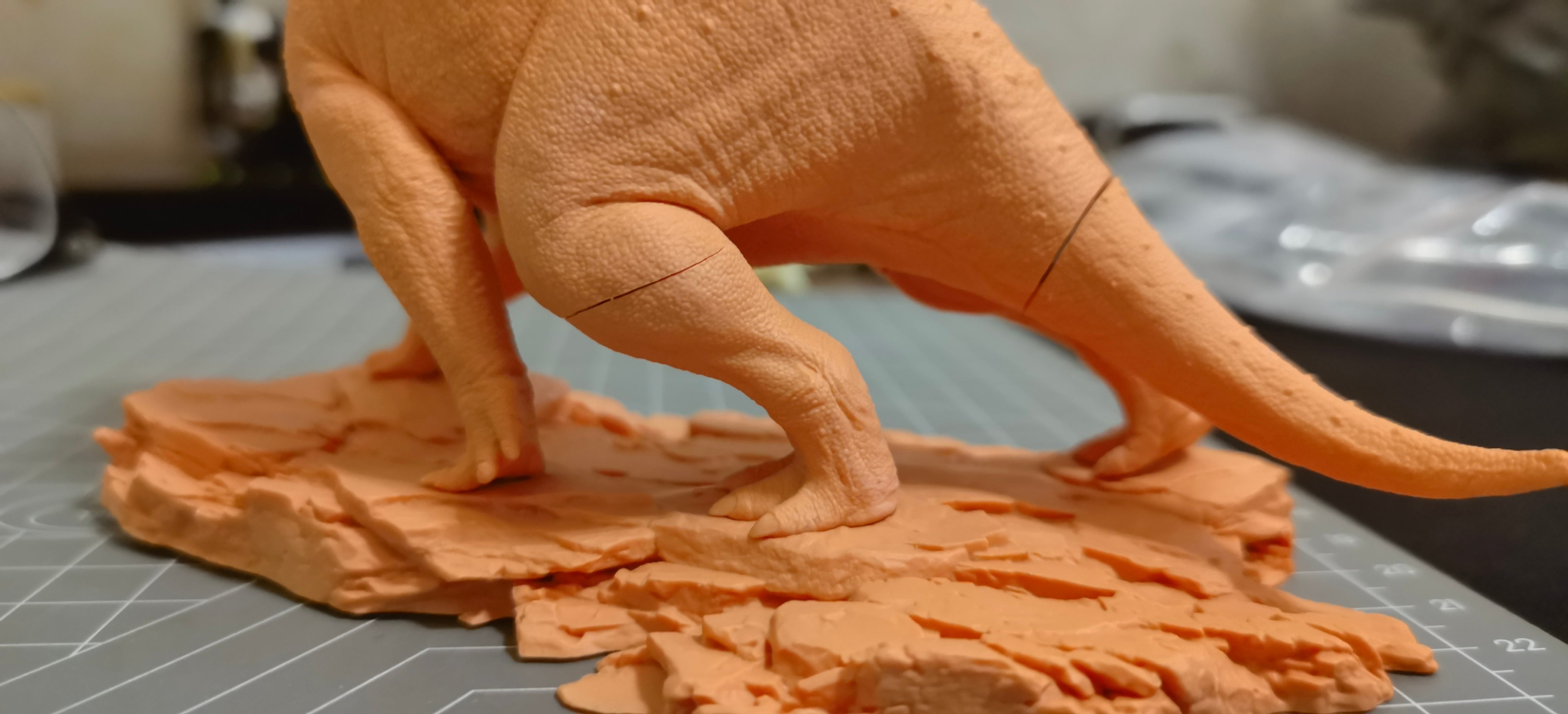 Aokhan Pachyrhinosaurus Scene Statue