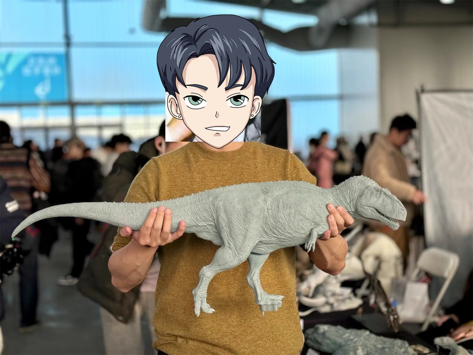 SHOWANNA 1:15 Scale Mapusaurus SCENE STATUE Painted Version