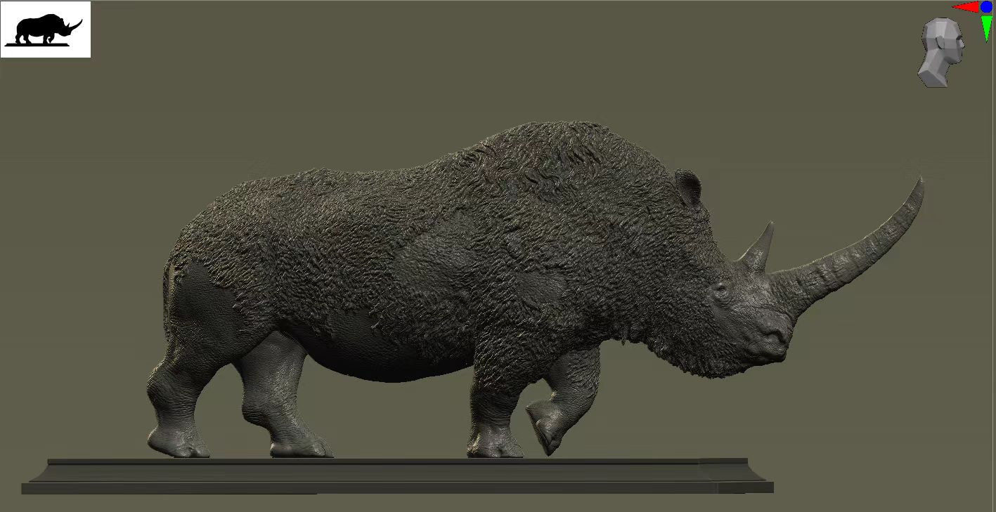 Sumeru Studio Woolly Rhinoceros Model
