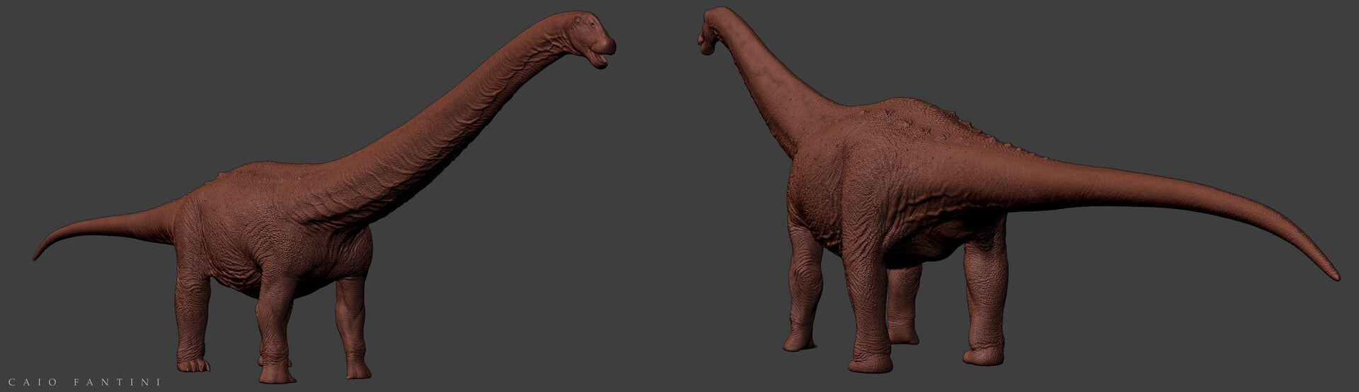 SHOWANNA 1/35 Scale Tapuiasaurus Model