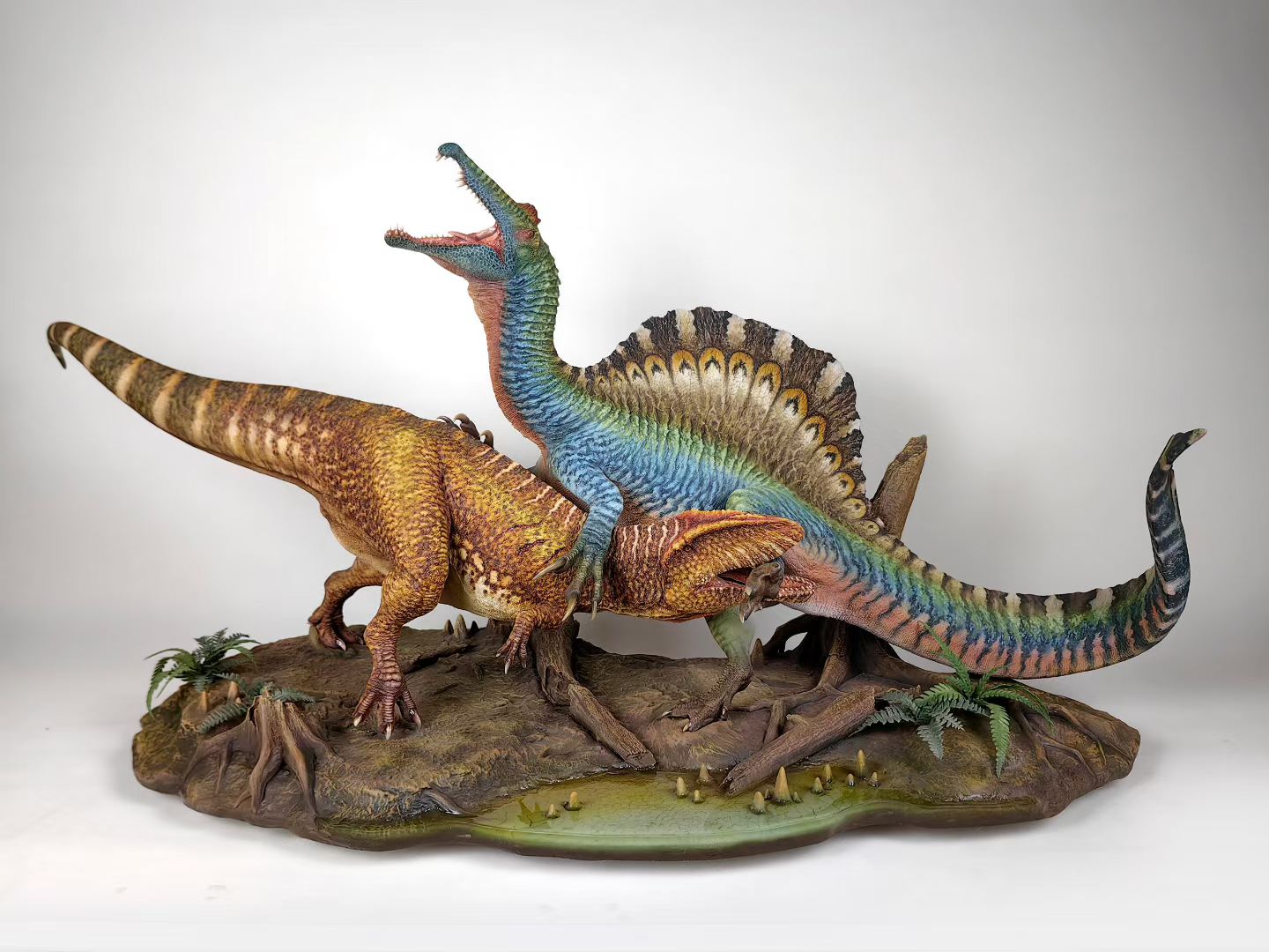 Showanna Studio 1/15 Scale Spinosaurus VS Carcharodontosaurus Scene Statue