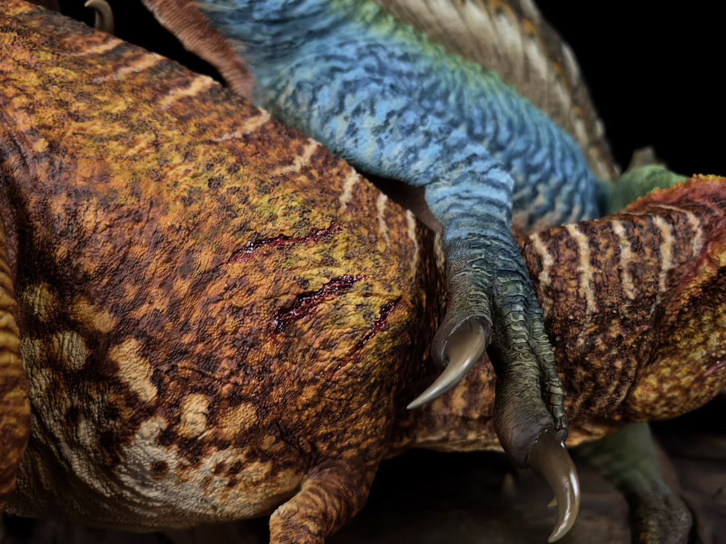 Showanna Studio 1/15 Scale Spinosaurus VS Carcharodontosaurus Scene Statue