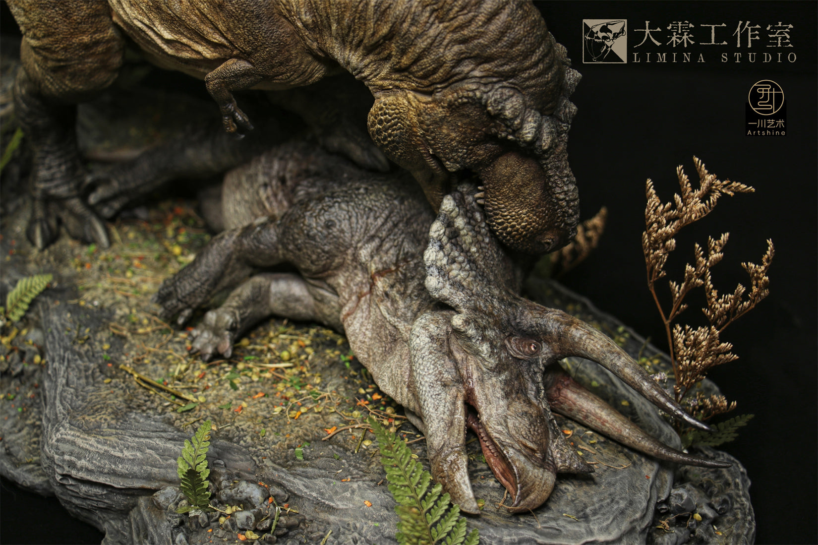 Ashine Alliance X Cristian Lopez Wankel Rex Scene Statue