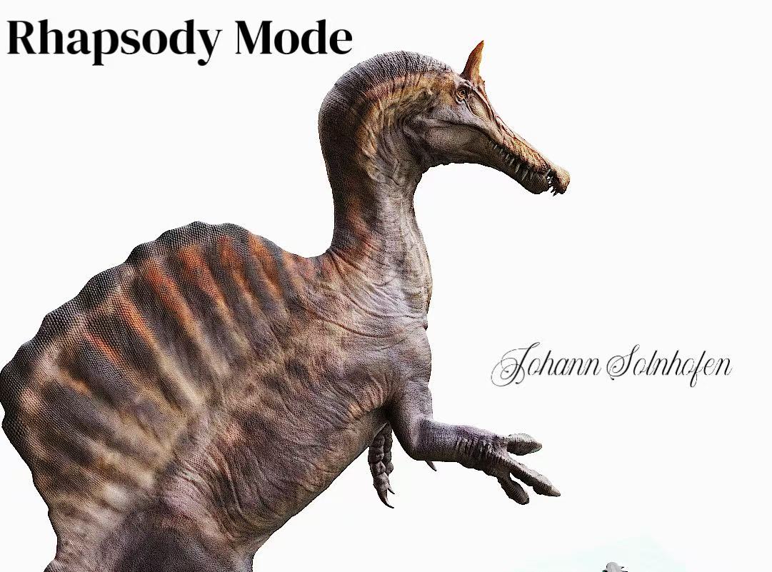 Rhapsody Mode Studio Spinosaurus mirabilis Model